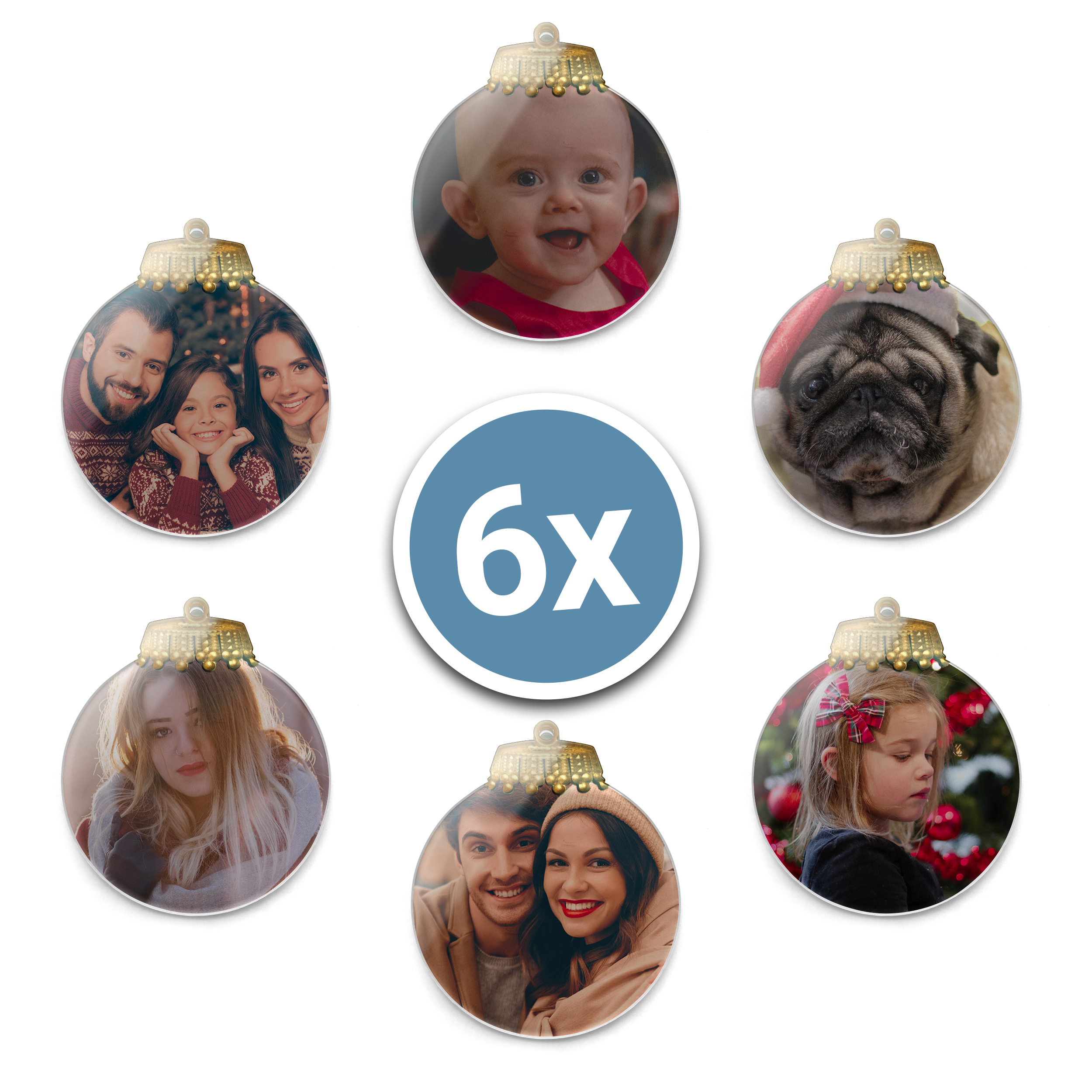 Weihnachtsbaumanhänger Kreis (Aufhänger) 2