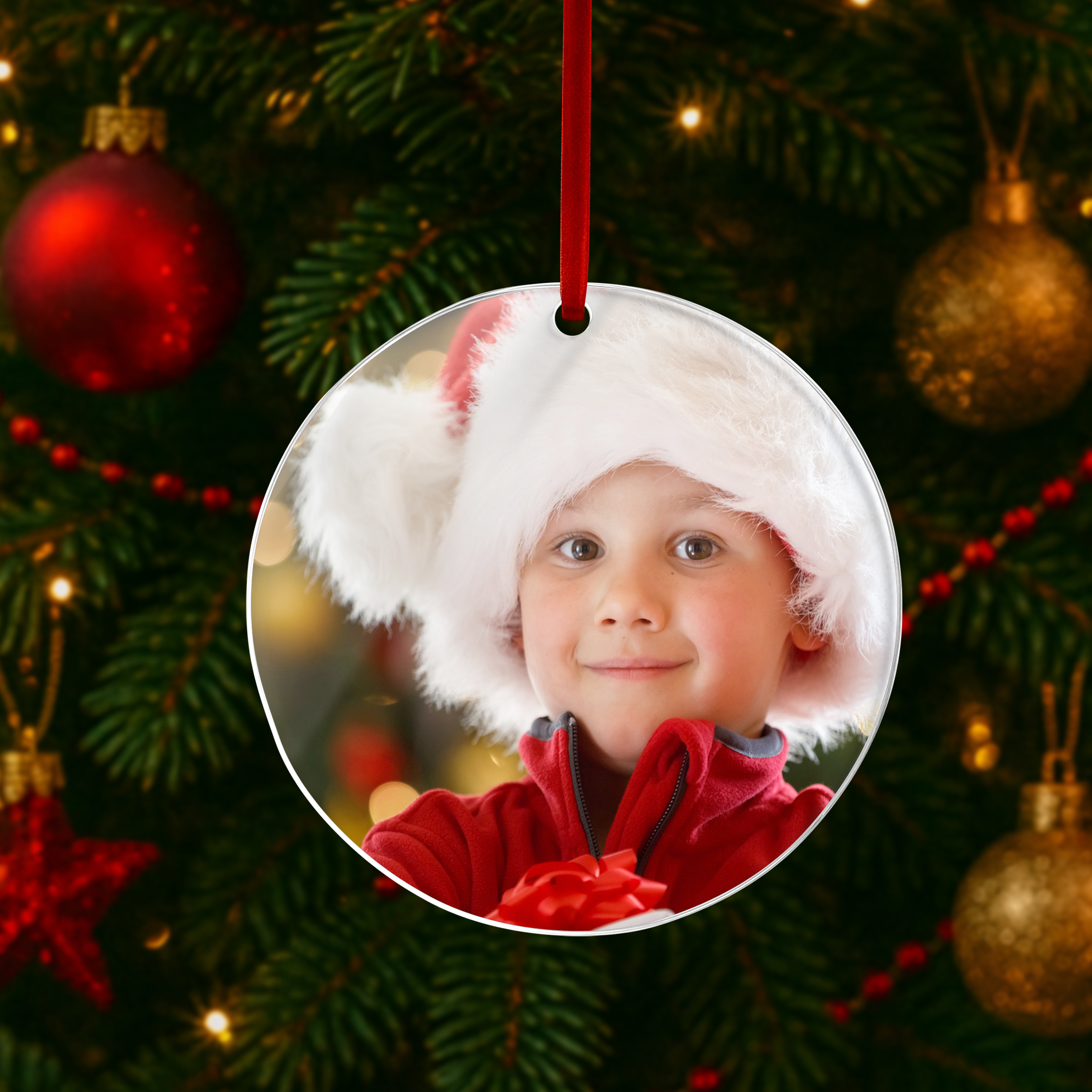 Weihnachtsbaumanhänger Kreis 7