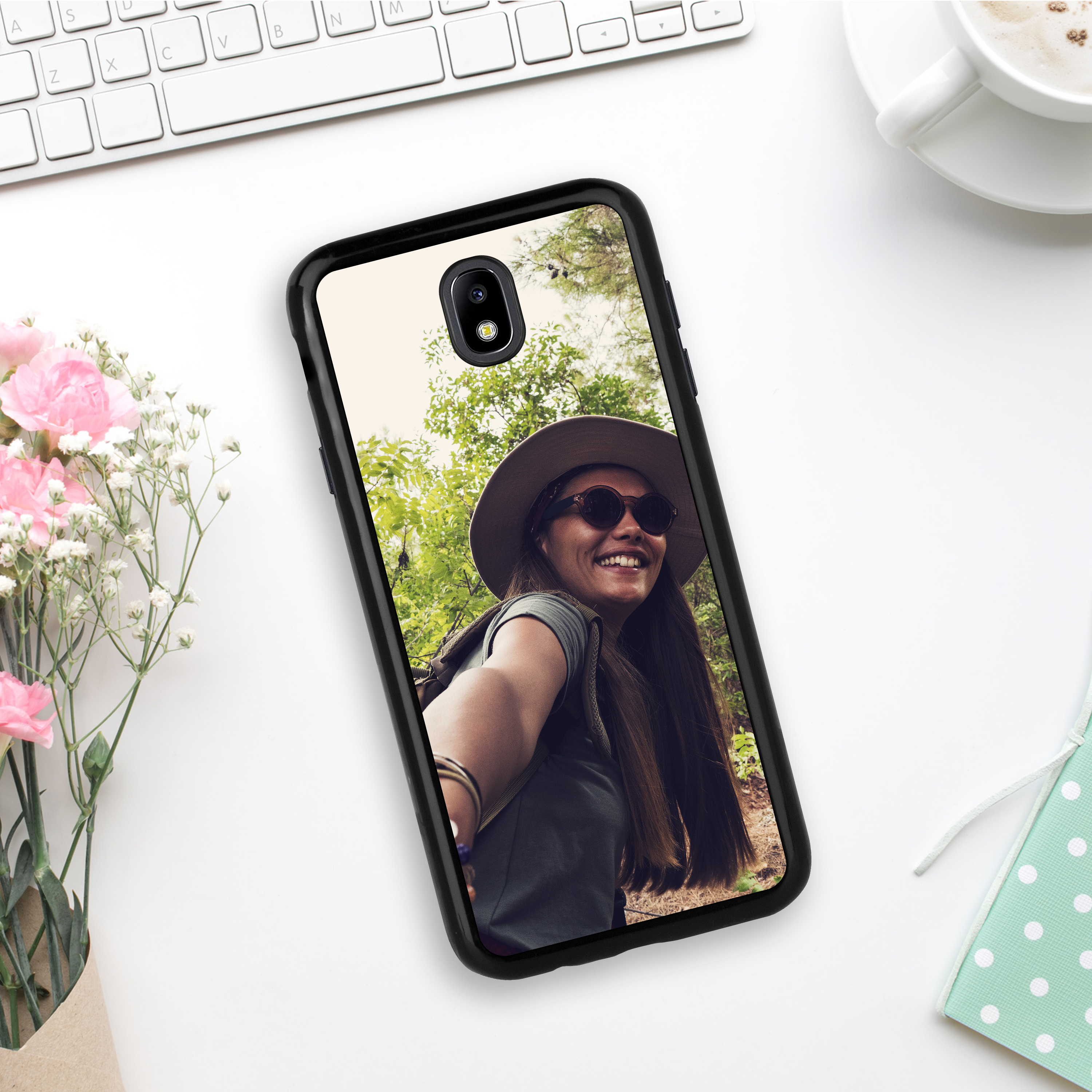 Galaxy J7 (2017) schwarz Hardcase 2