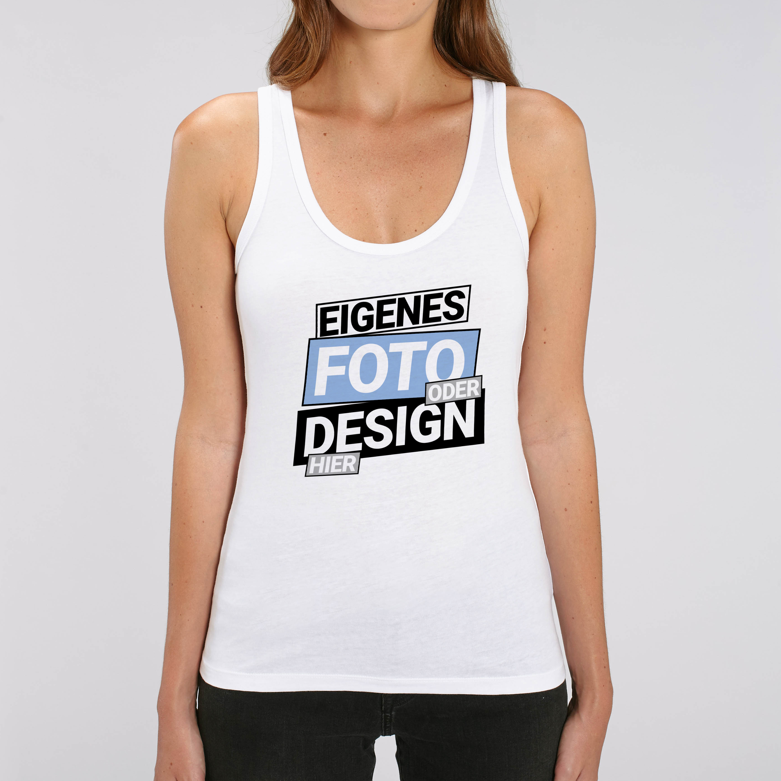 Damen Bio Tanktop Weiß 5