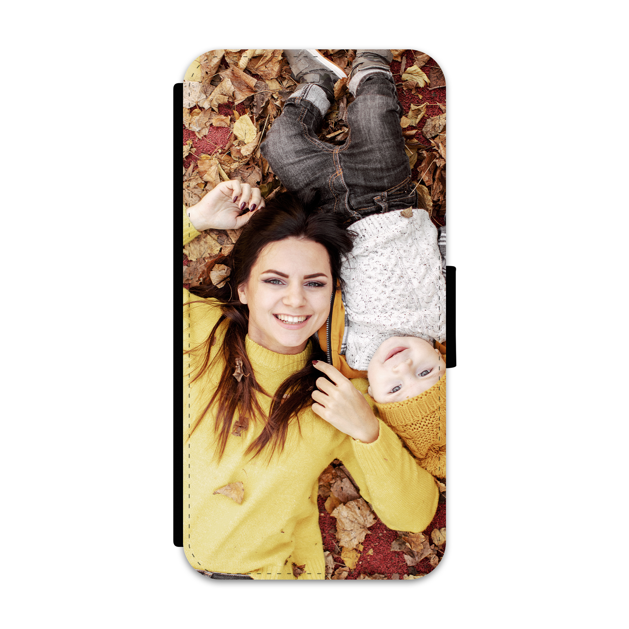 iPhone SE (2020) Flipcase schwarz 1