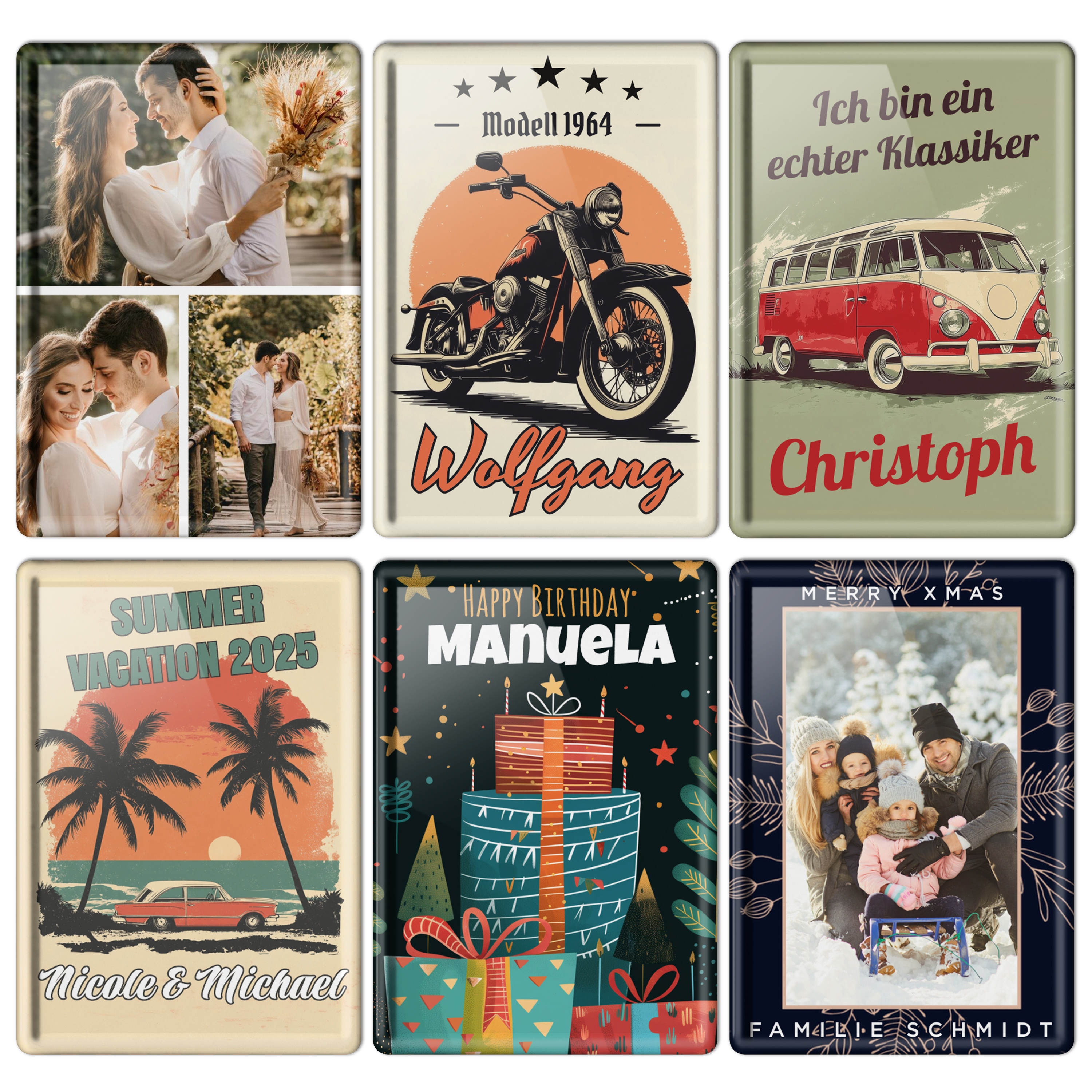 Blechpostkarte - Standard 6