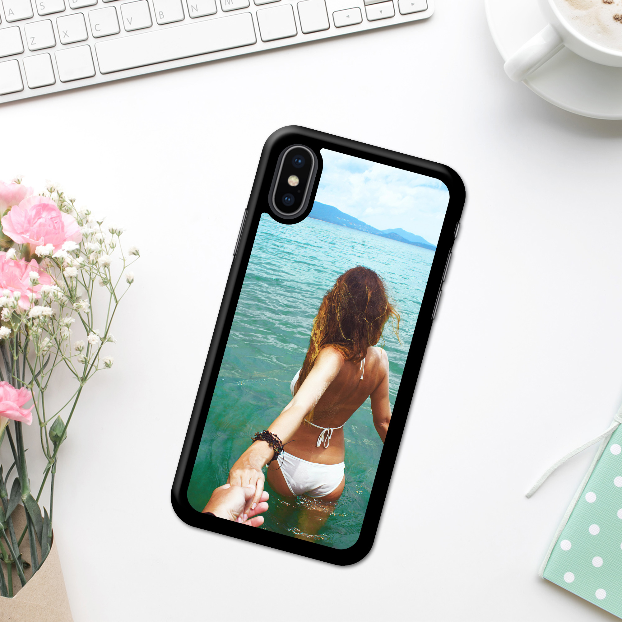 iPhone X Hardcase schwarz 4