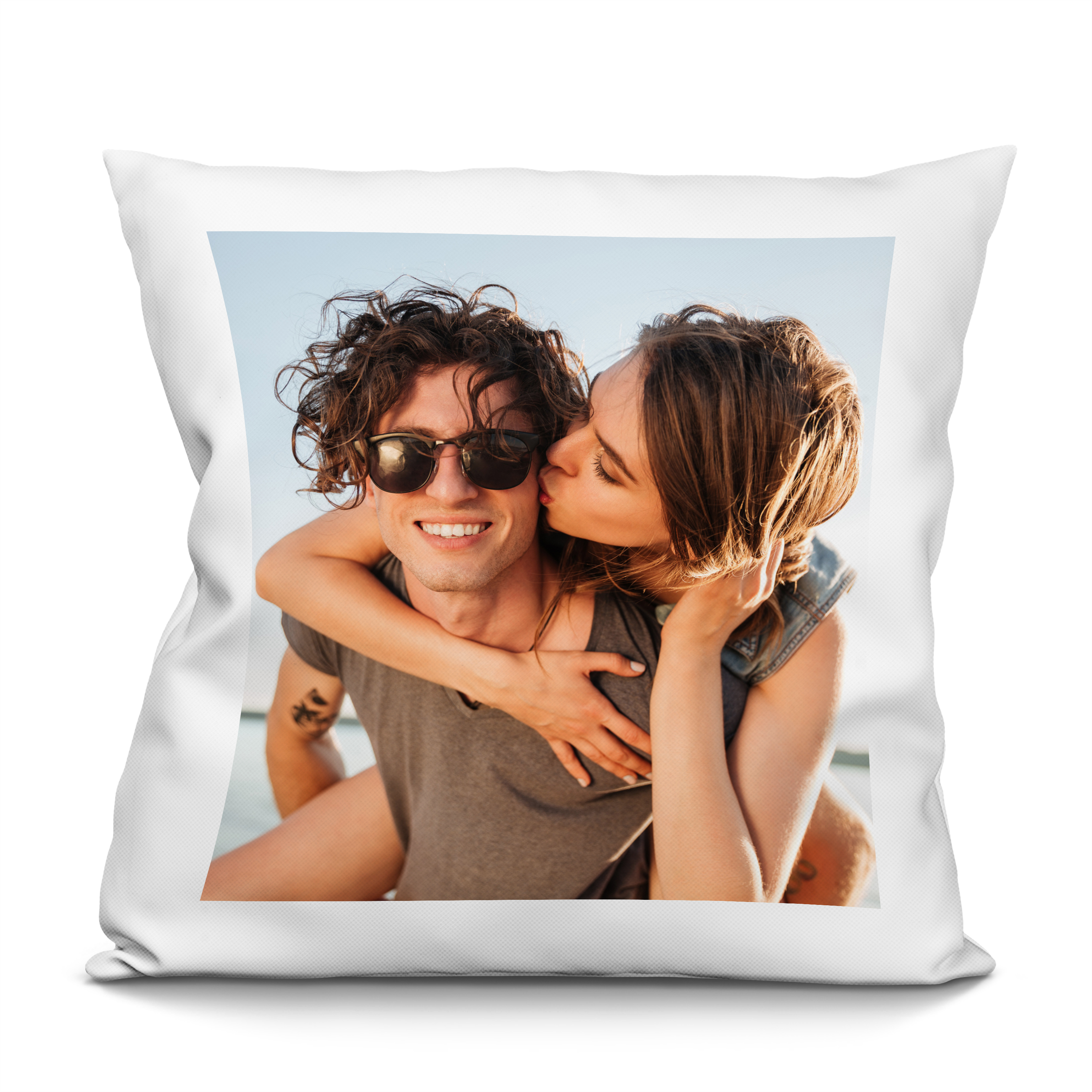 Fotokissen Naturweiß 1