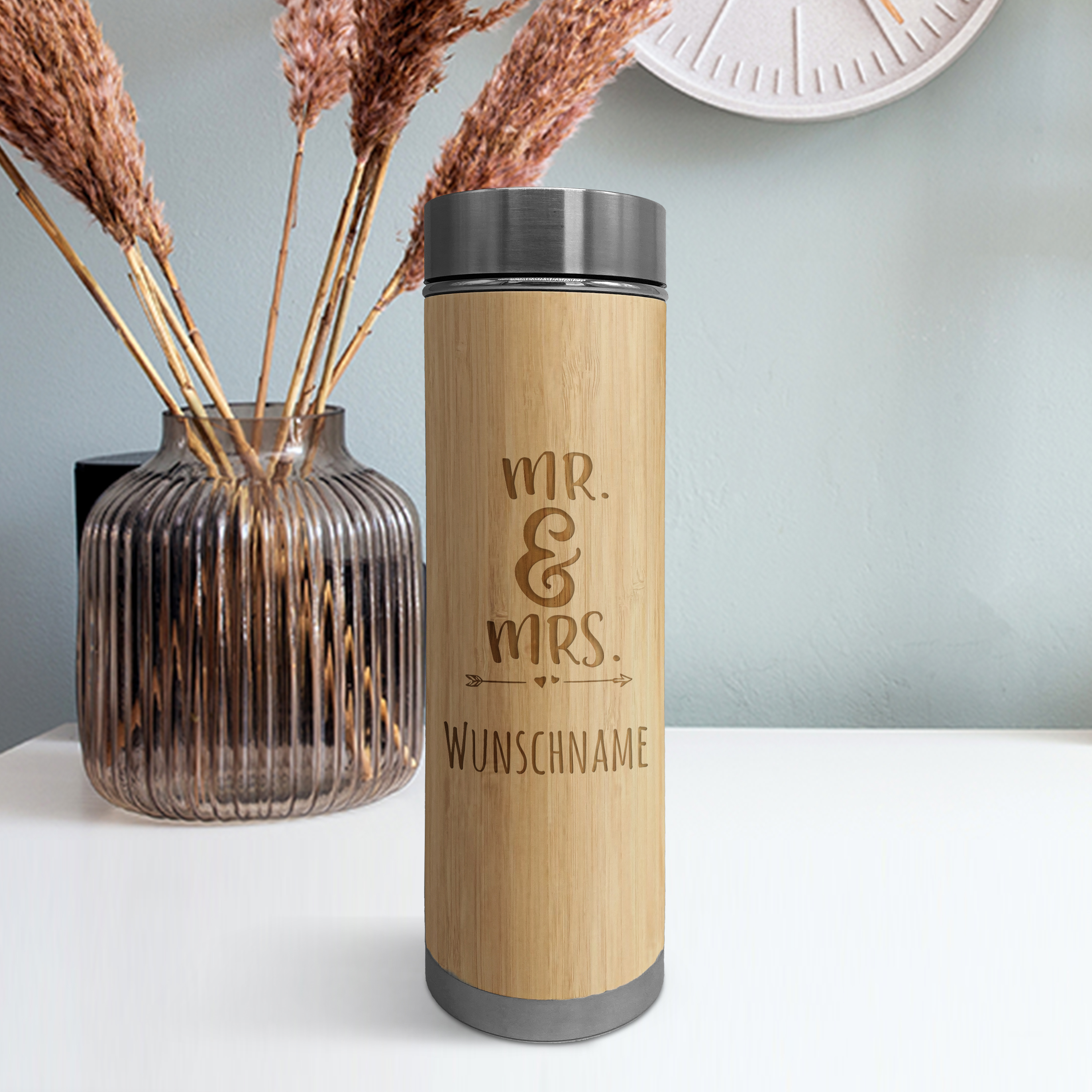 Thermosflasche "Bambus to Go" - Standard 0,4 Liter 4