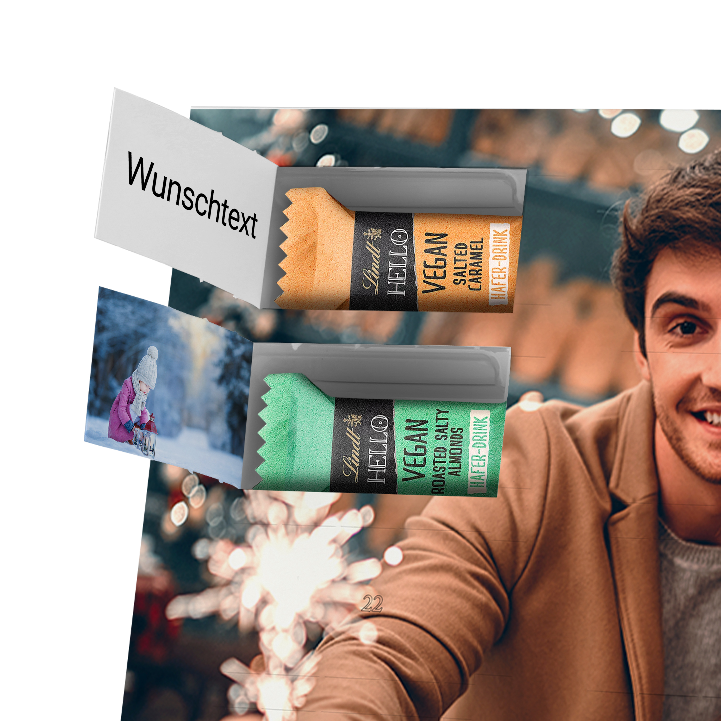 Vegan Adventskalender "Lindt HELLO" - Standard 2