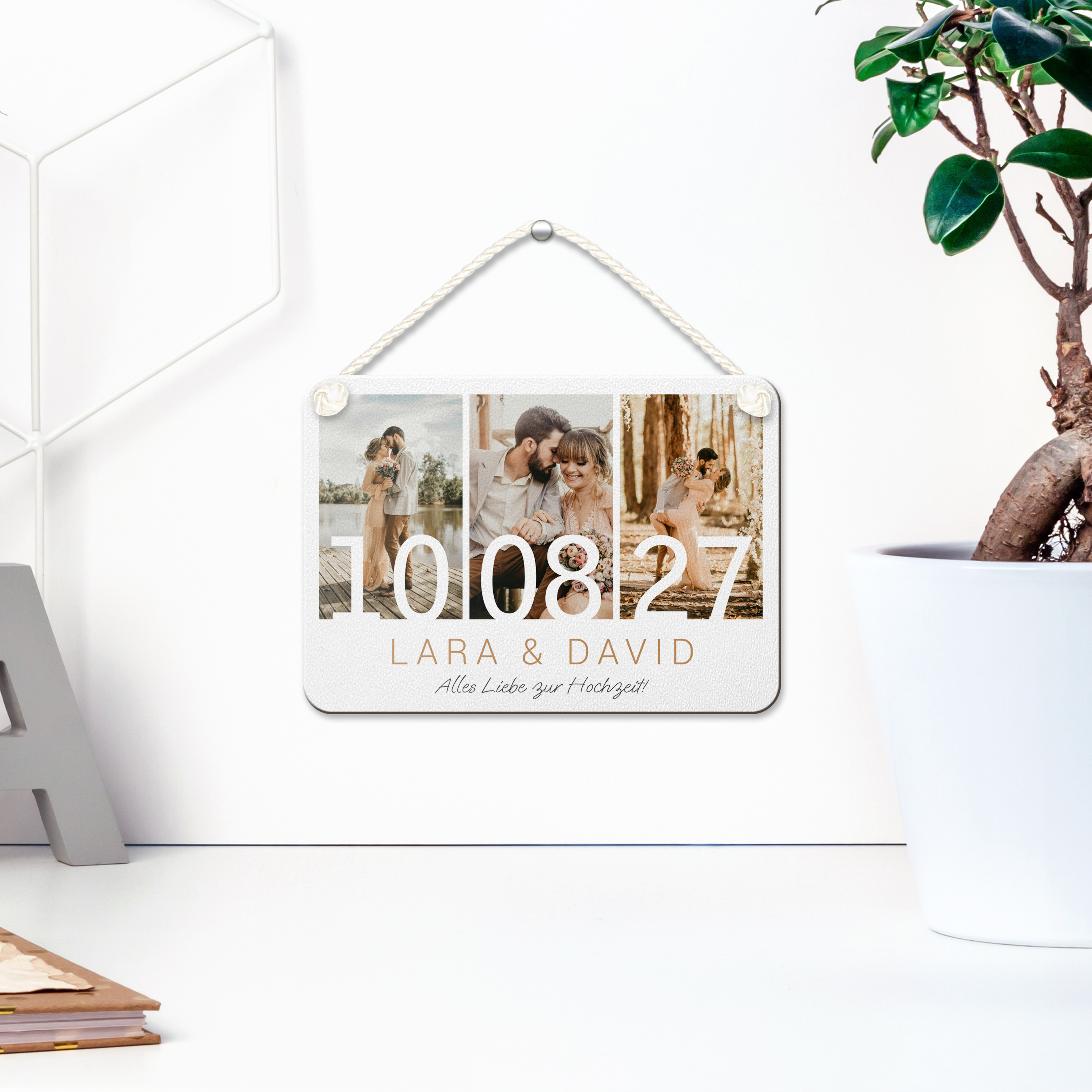 Schild mit Kordel A6 - 14,8 cm x 10,5 cm 9