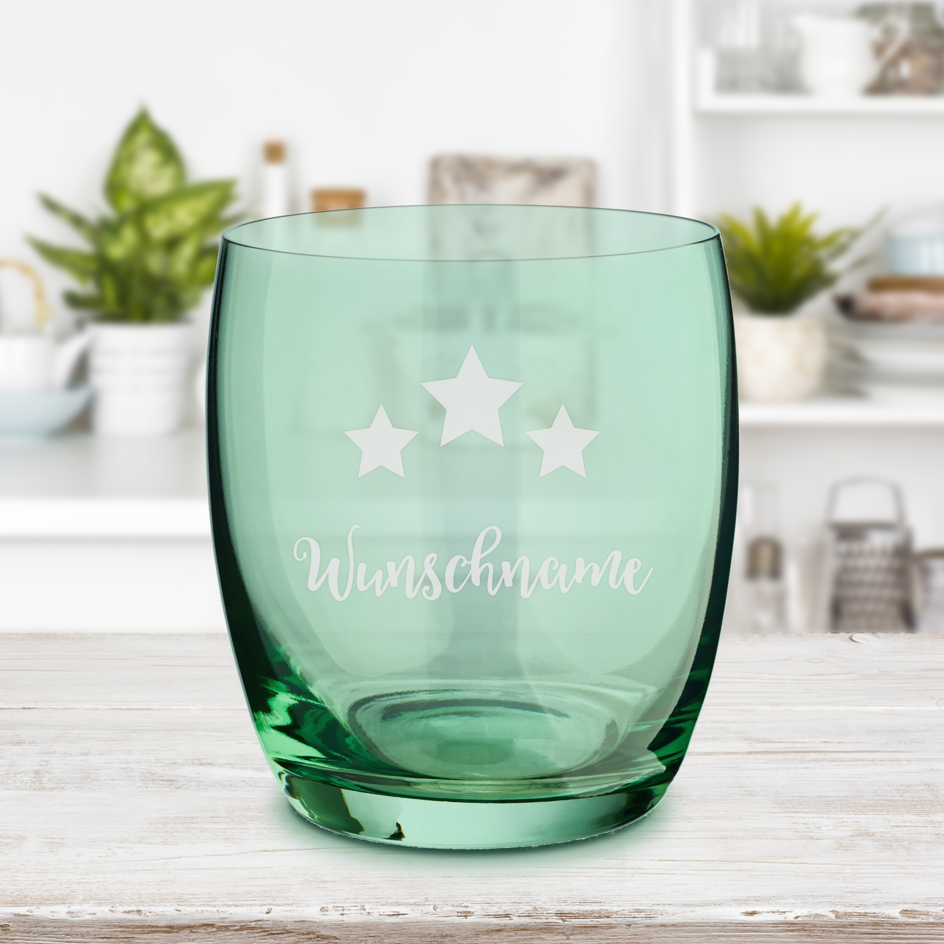 Trinkglas "Farbig" Grün 5