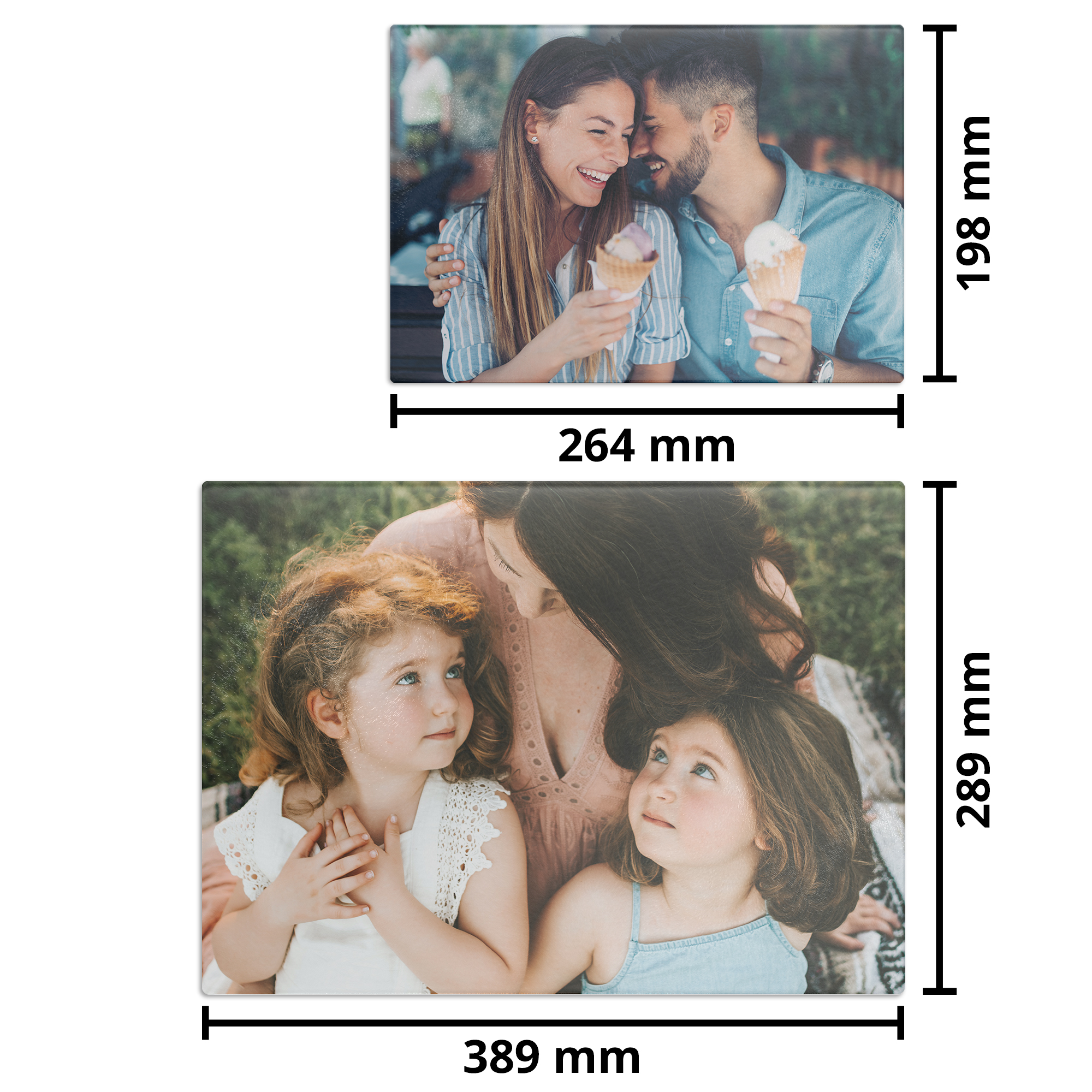 Glasschneidebrett Groß 5