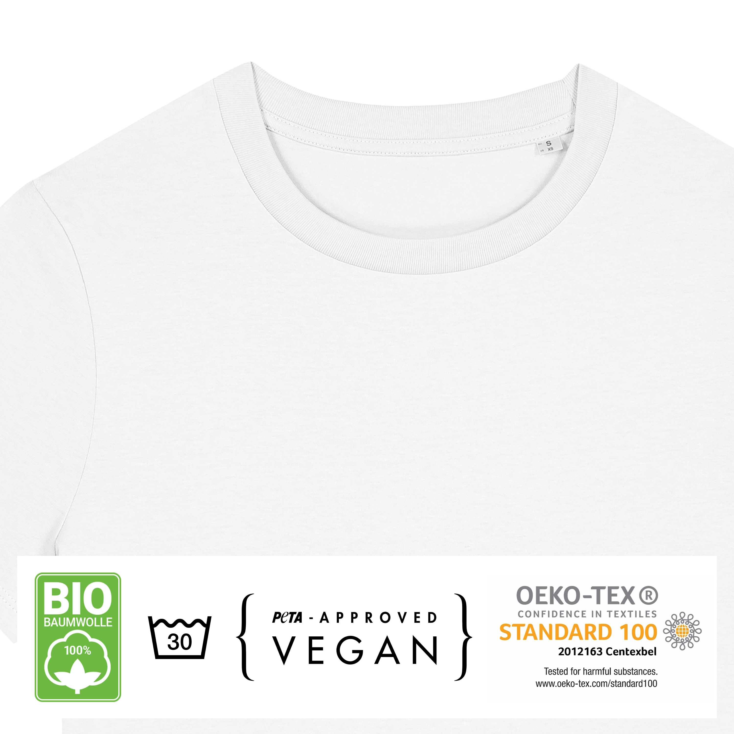 Damen Bio T-Shirt Weiß 3