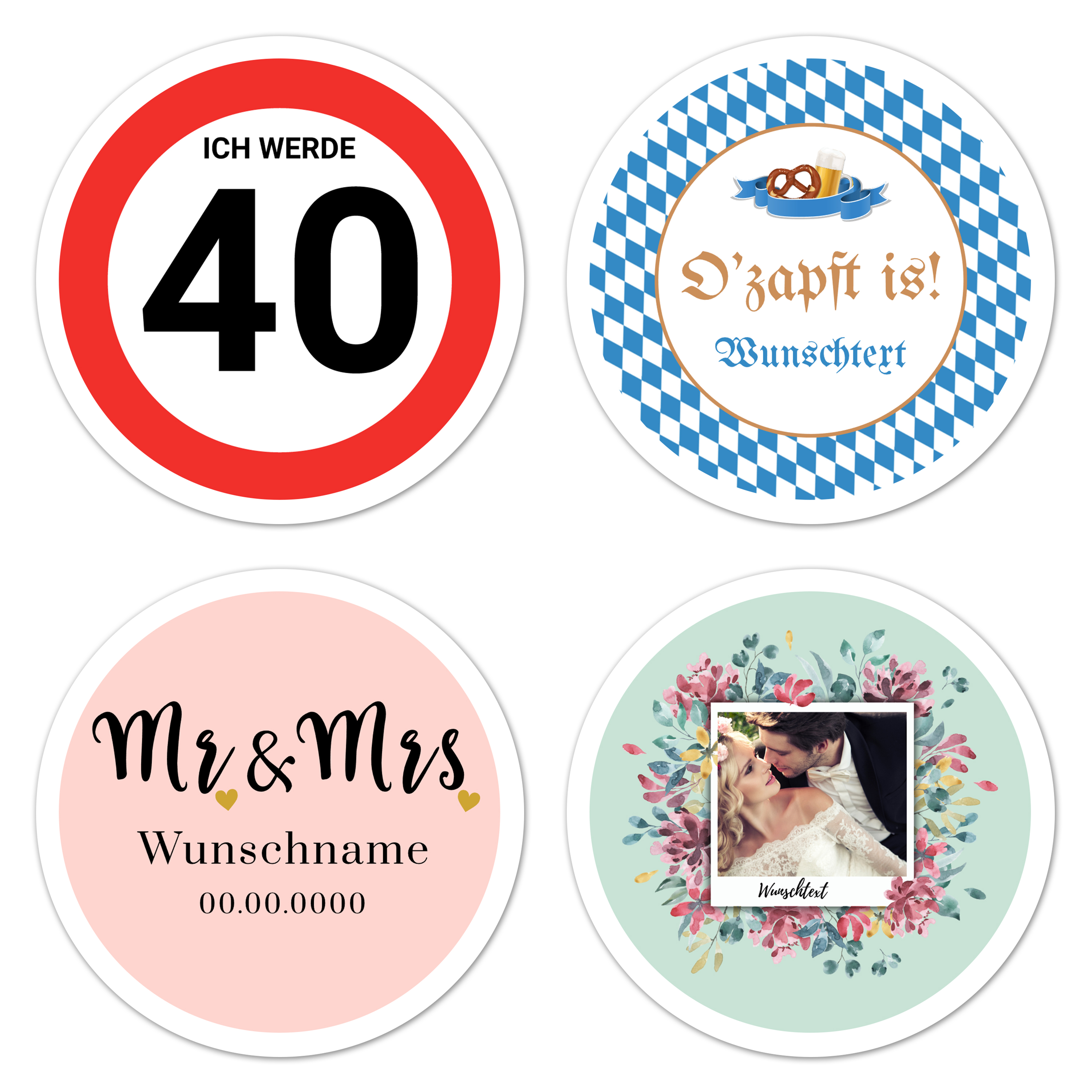 Untersetzer Rund Kunststoff 5