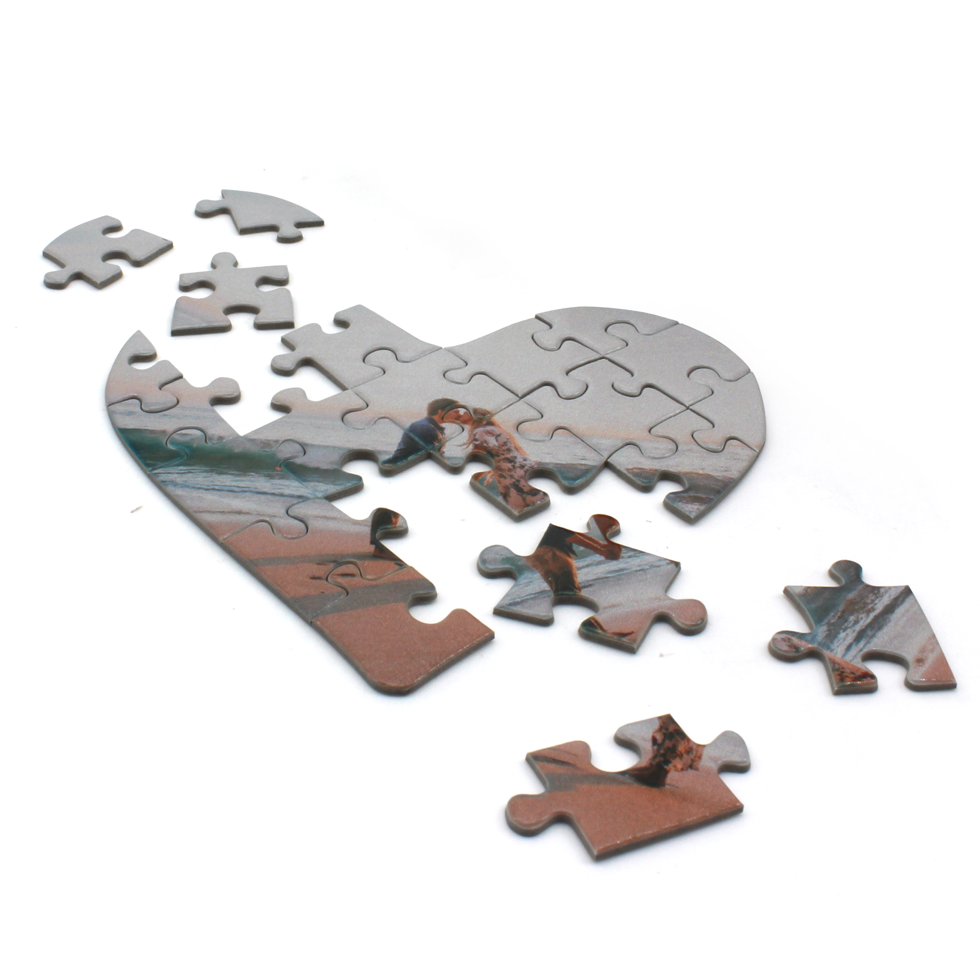 Herzpuzzle S - 10,4 x 9,3 cm (21 Teile) 2
