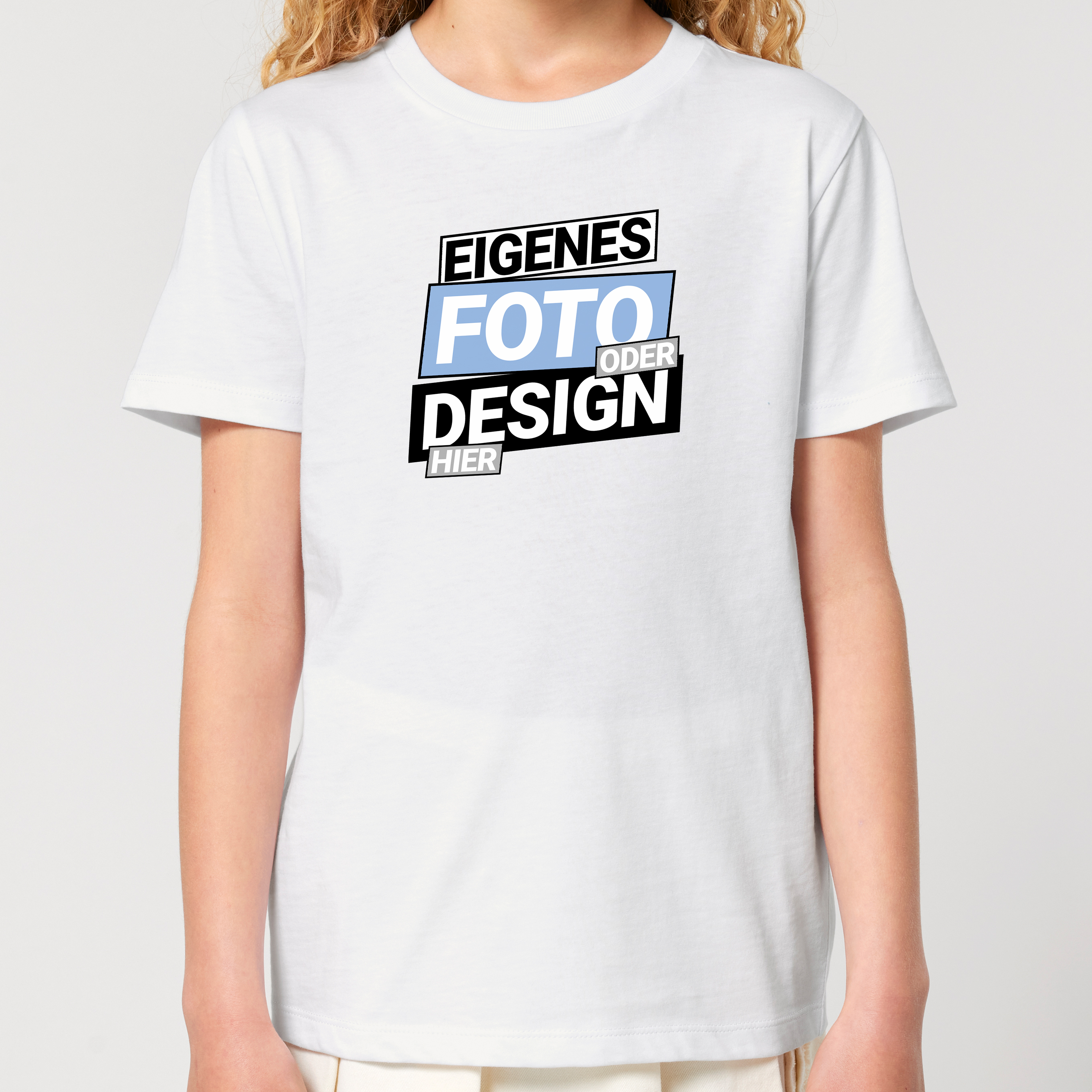 Kinder Bio T-Shirt 98/104 (3-4) Weiß 5