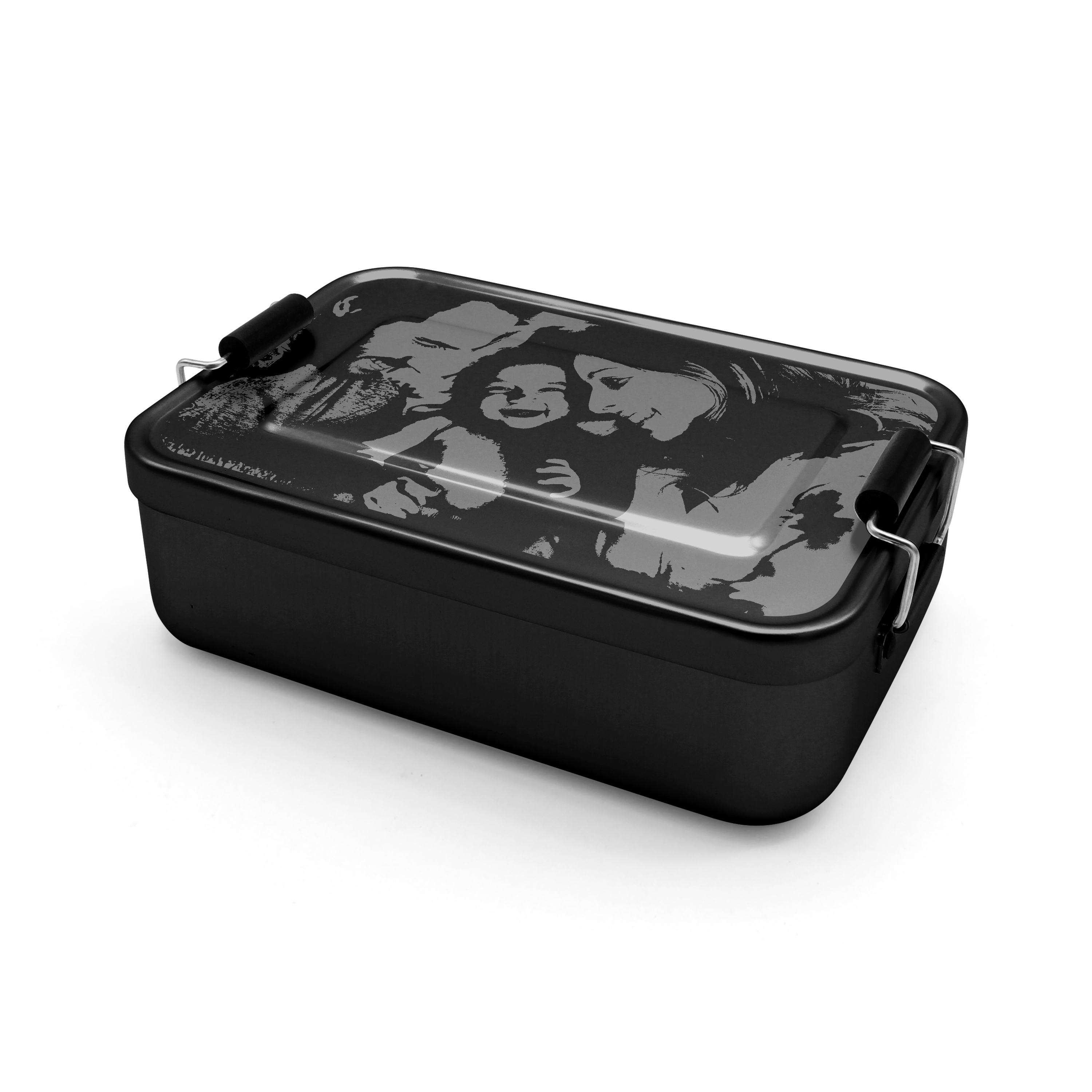 Alu-Brotdose Schwarz - Standard 1