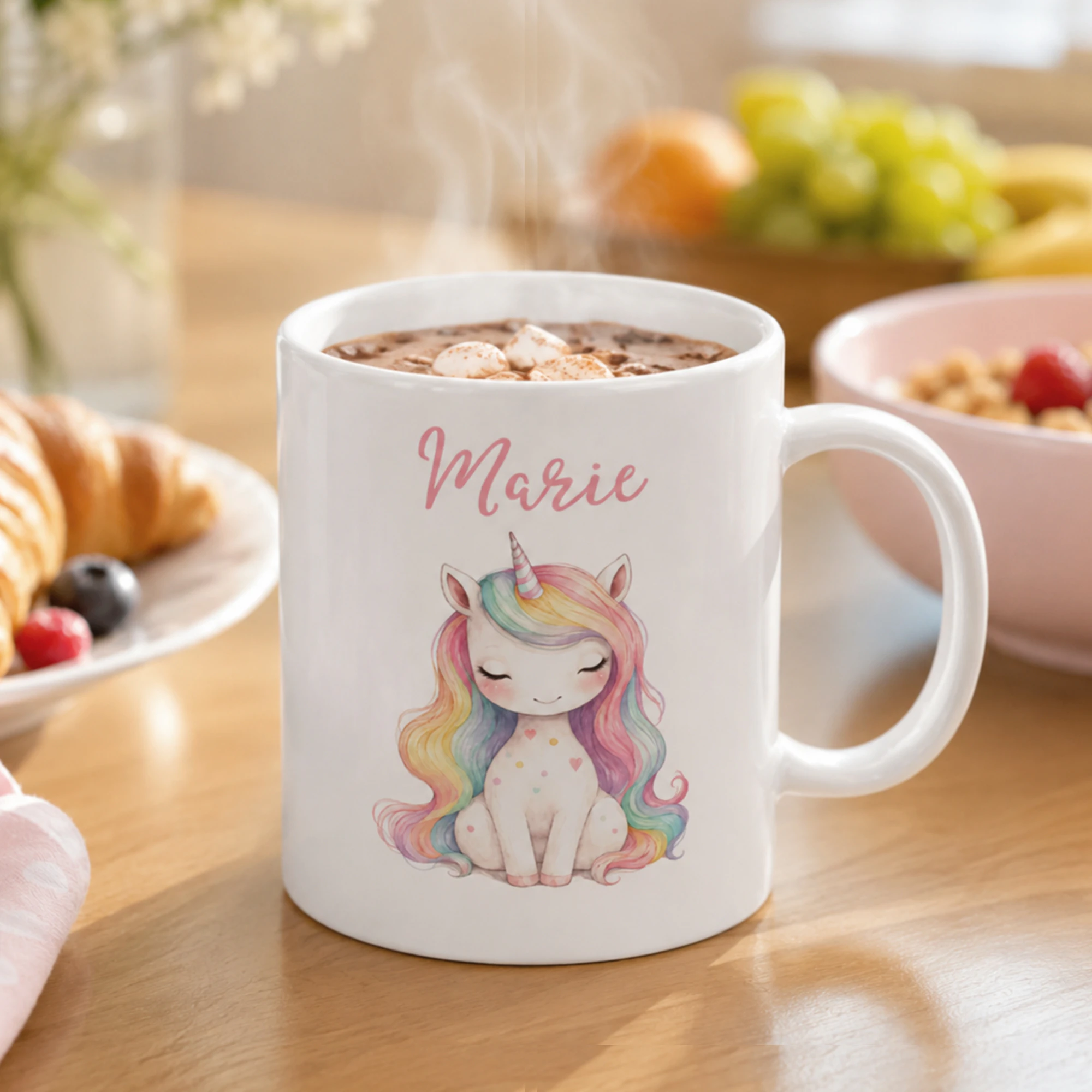 Kindertasse Beidseitig Weiß 4