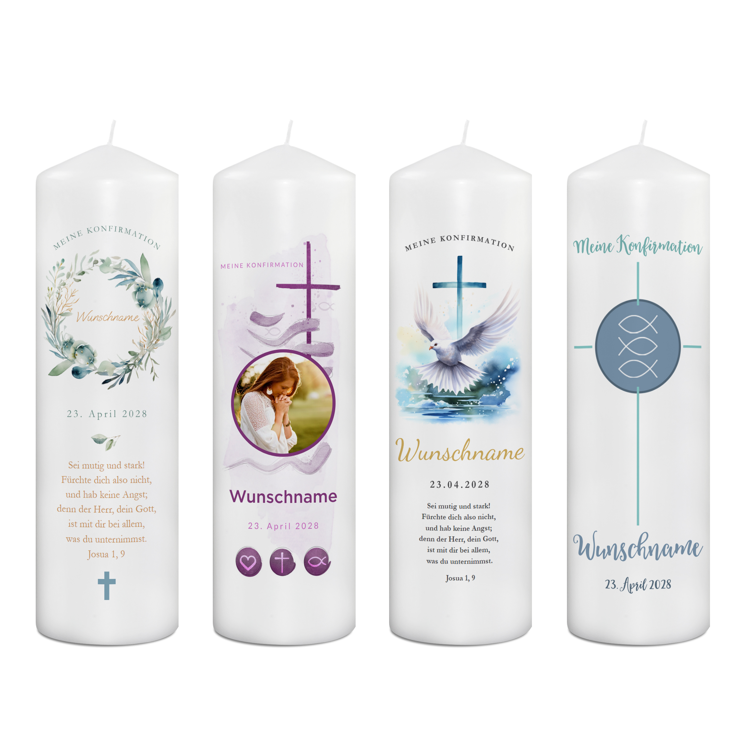 Konfirmationskerze 29 cm 4
