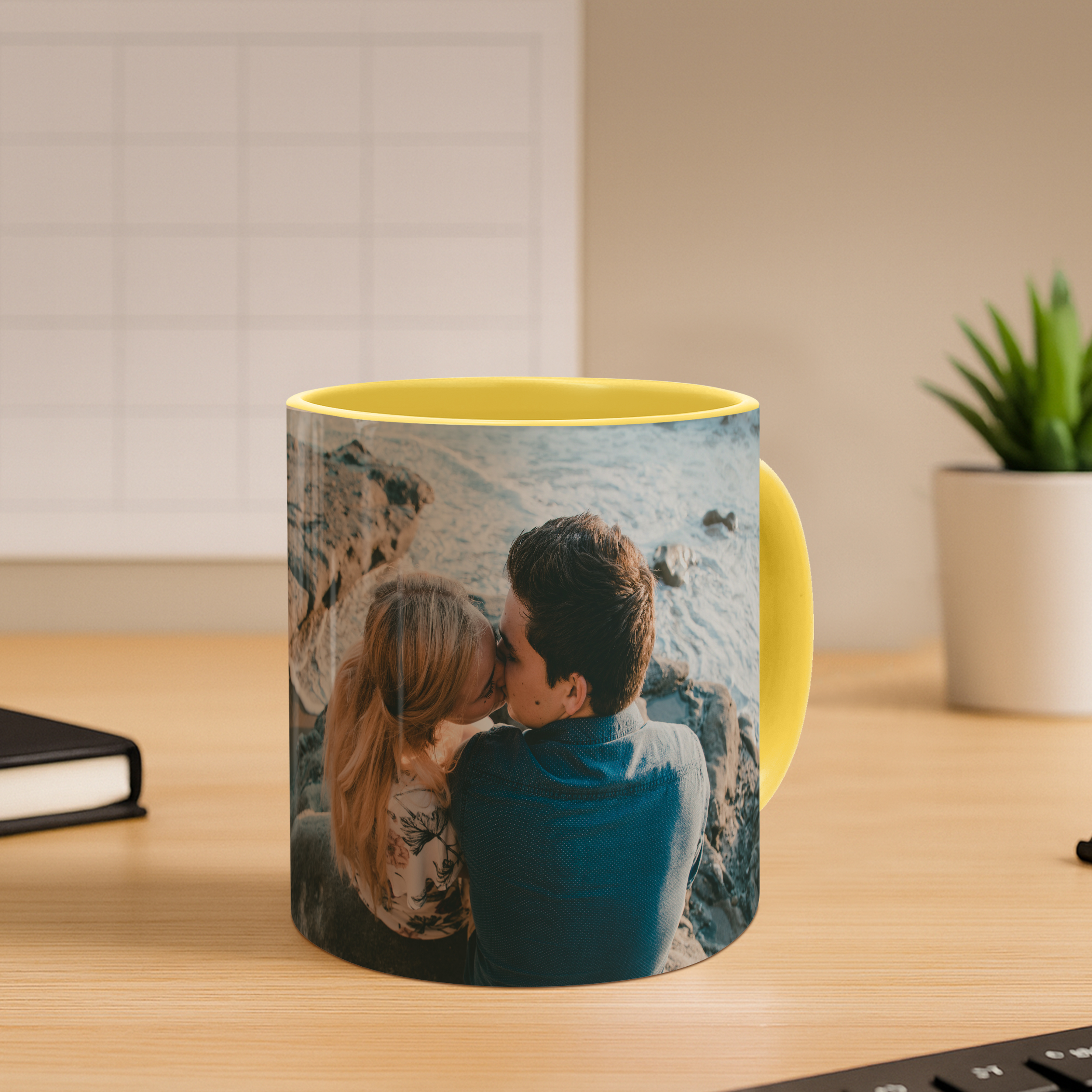 Zweifarbtasse Full-Size Gelb 6