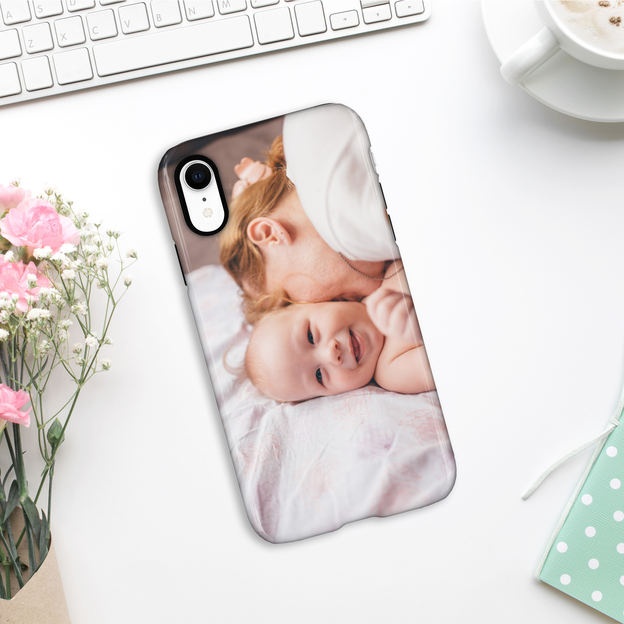 iPhone XR weiß Premium Softcase 2