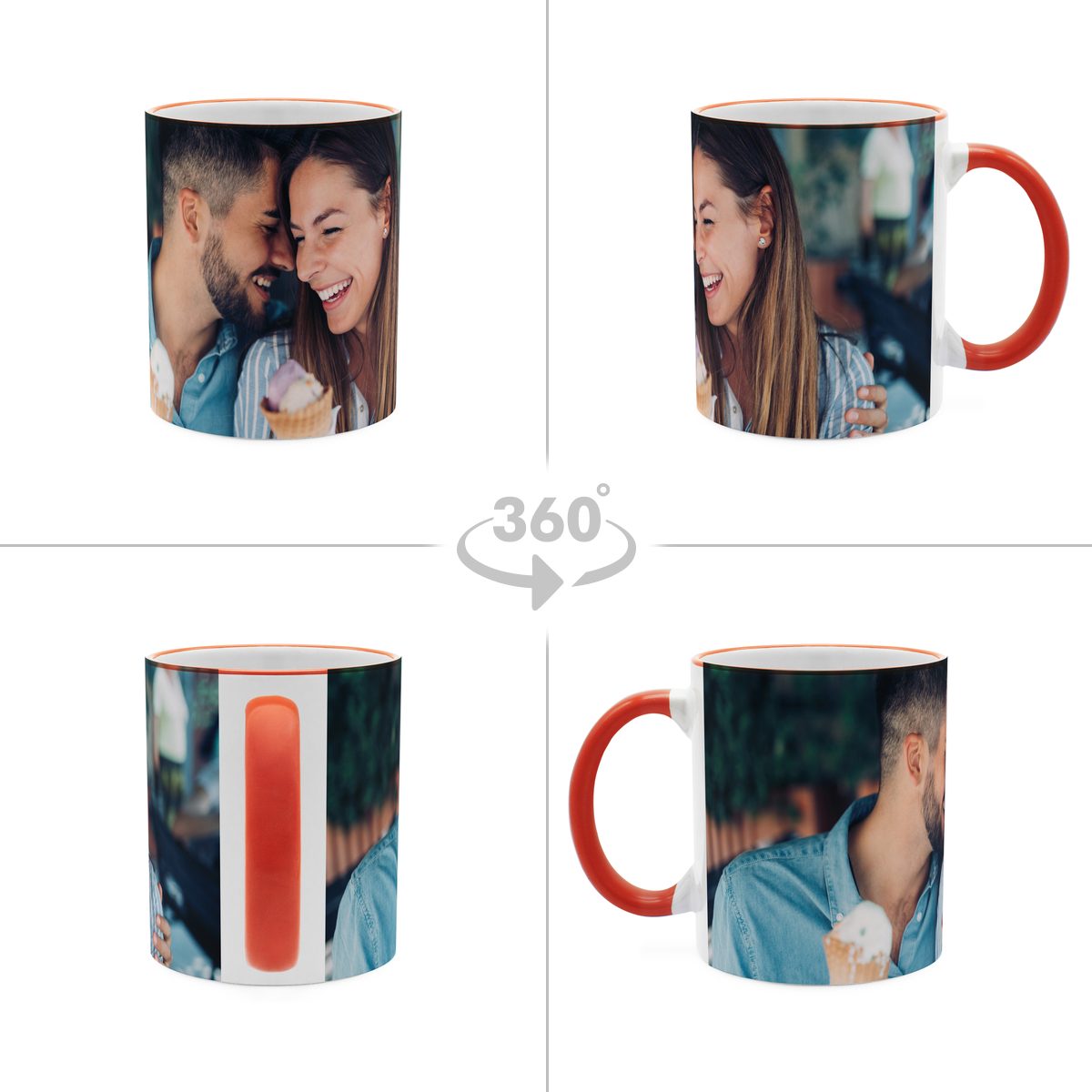 Kaffeebecher Full-Size Orange 3