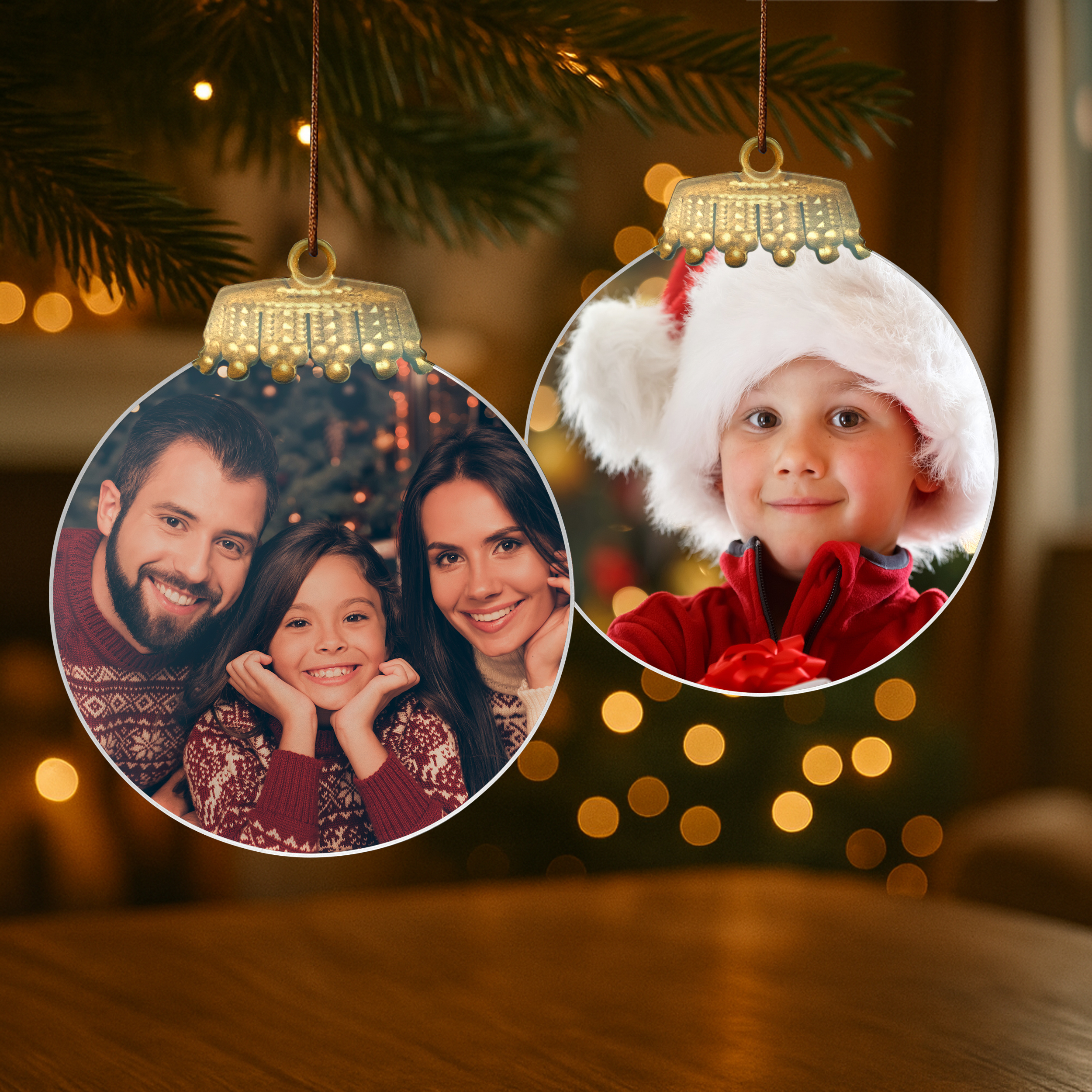 Weihnachtsbaumanhänger Kreis (Aufhänger) 6