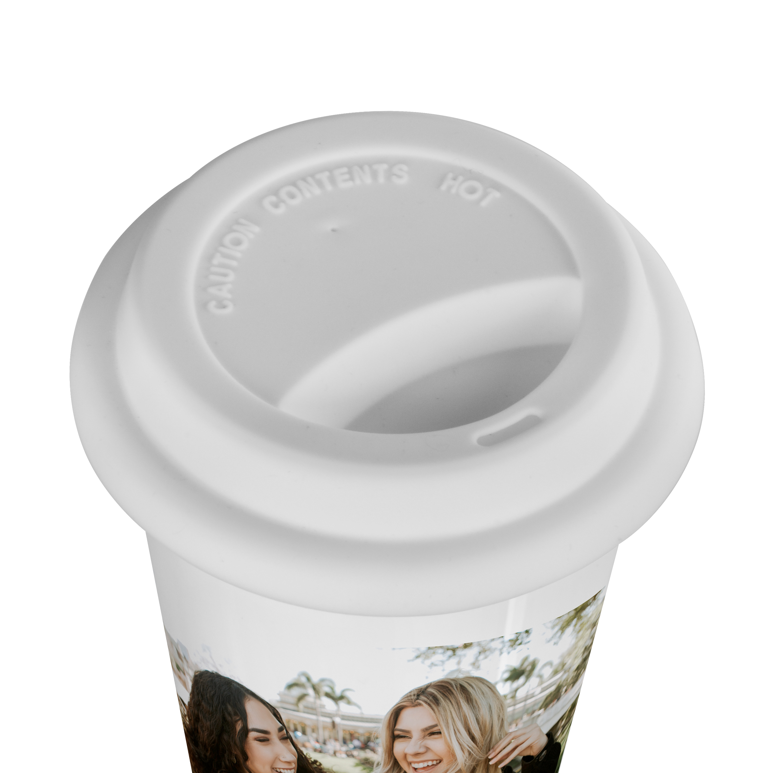 Coffee-to-go-Becher Weiß 3