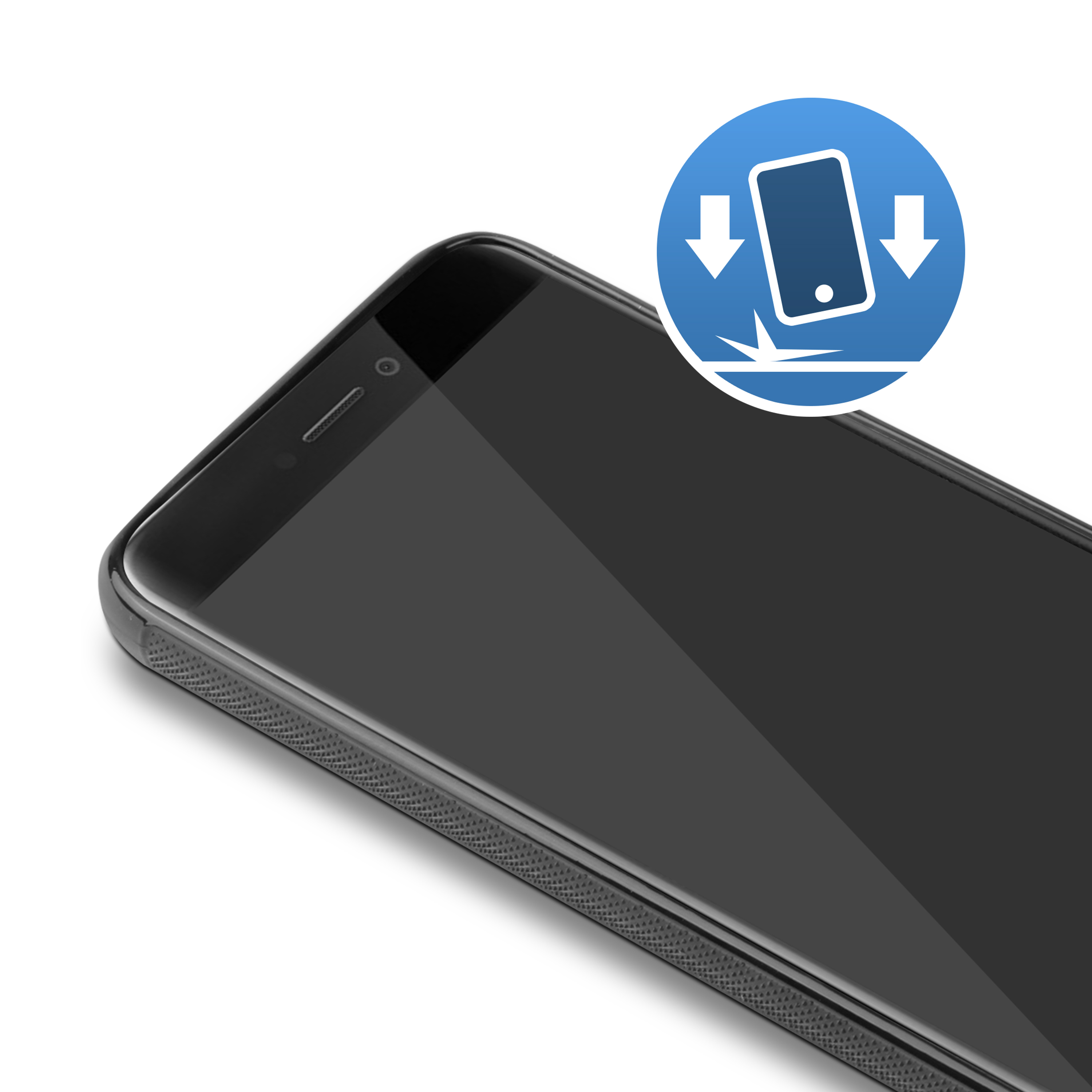 Huawei P8 lite 2017 schwarz Softcase 2