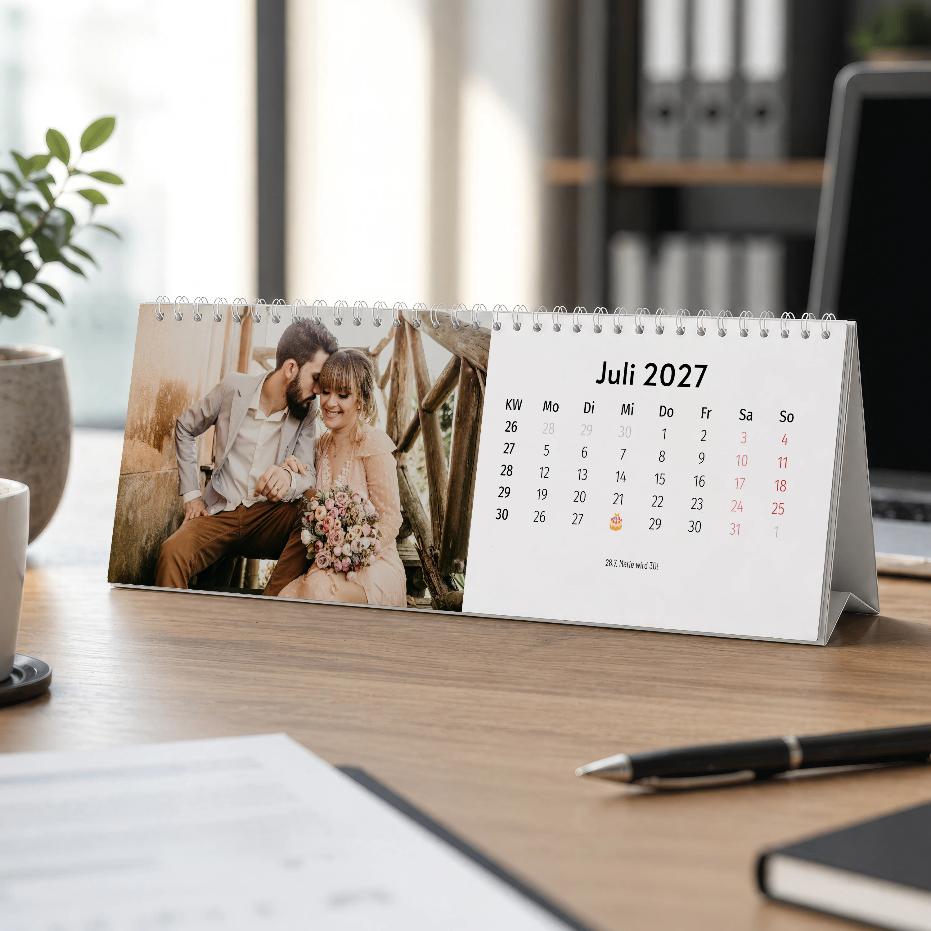 Tischkalender Portrait - Standard 3
