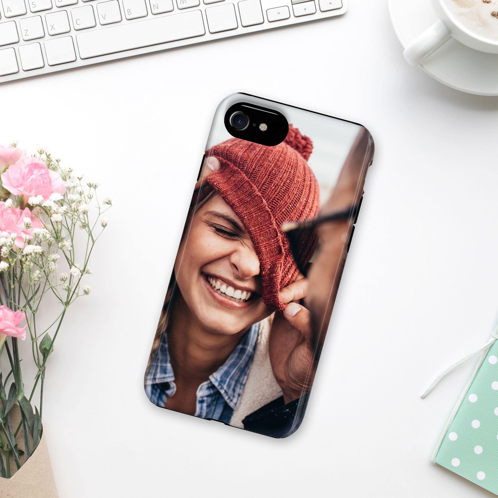 iPhone SE (2020) Premium Softcase weiß 2