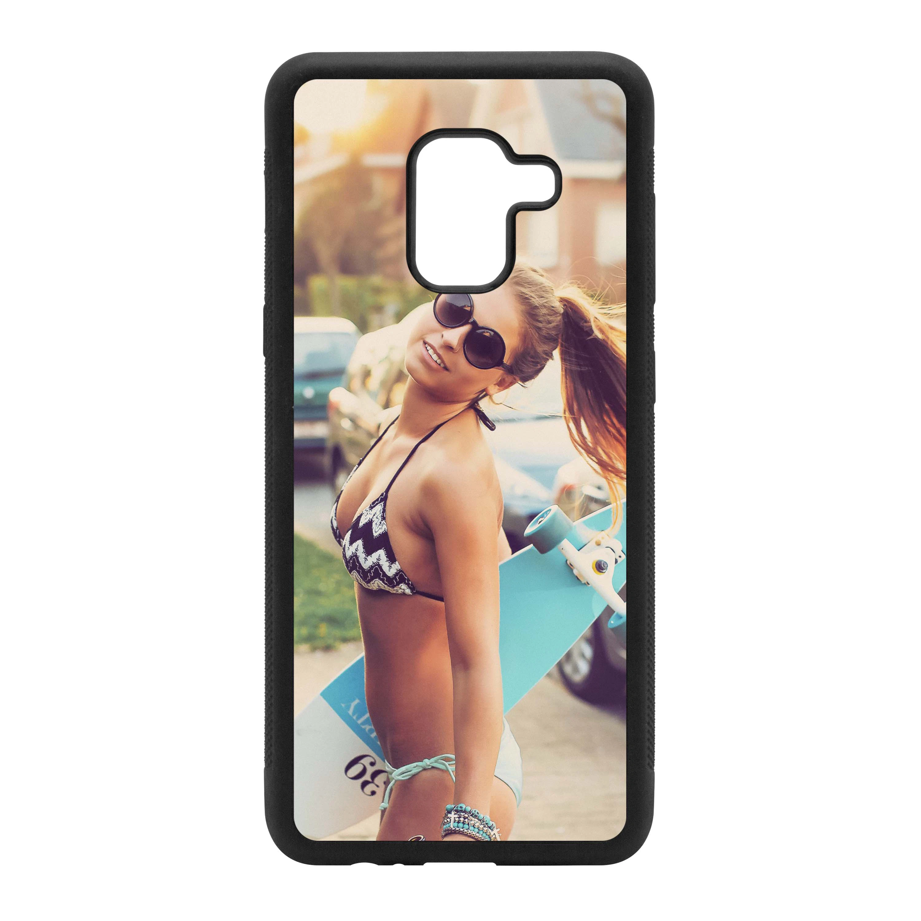 Galaxy A8 (2018) Softcase schwarz 1