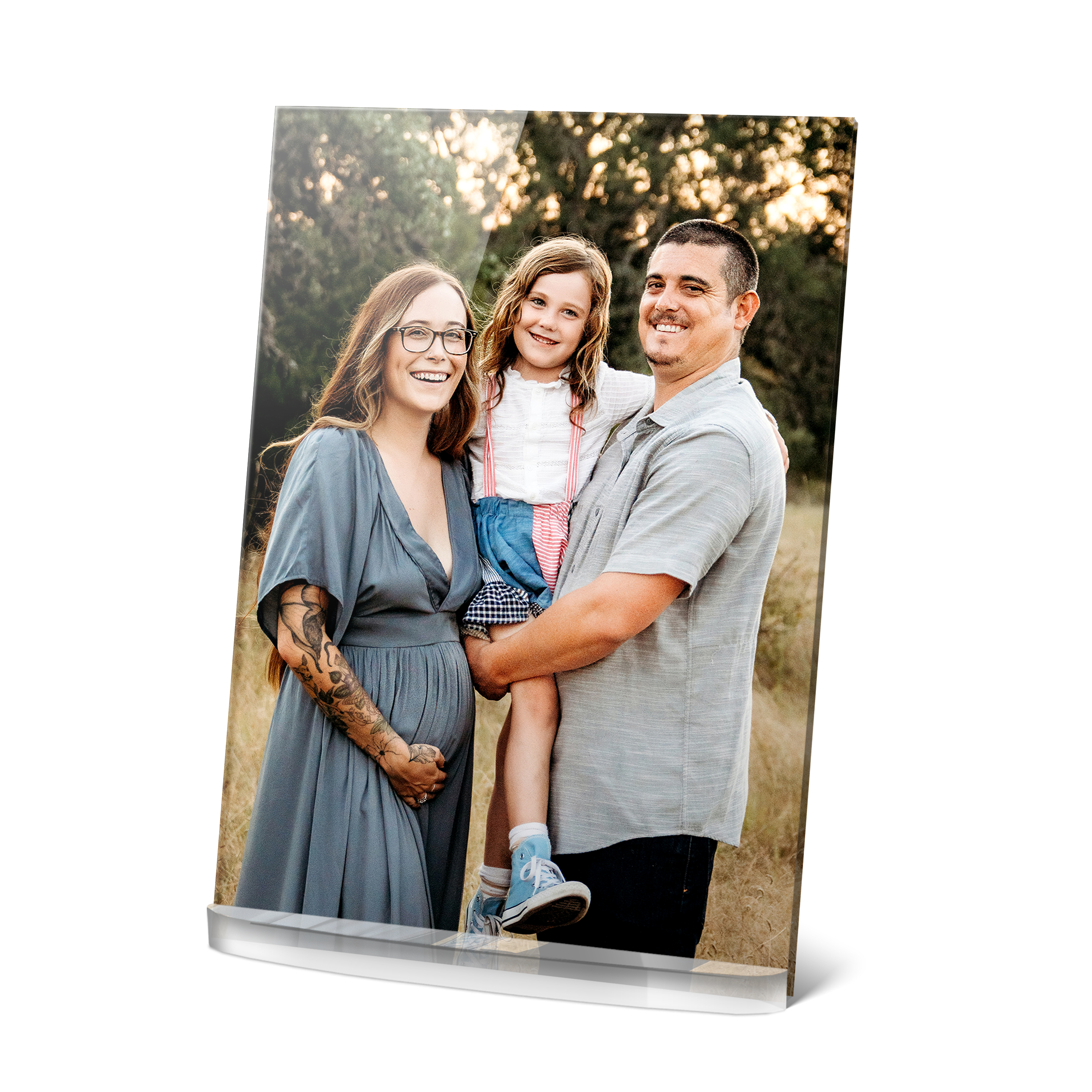 Fotoaufsteller "Acrylglas" Querformat 17 cm x 12 cm 3