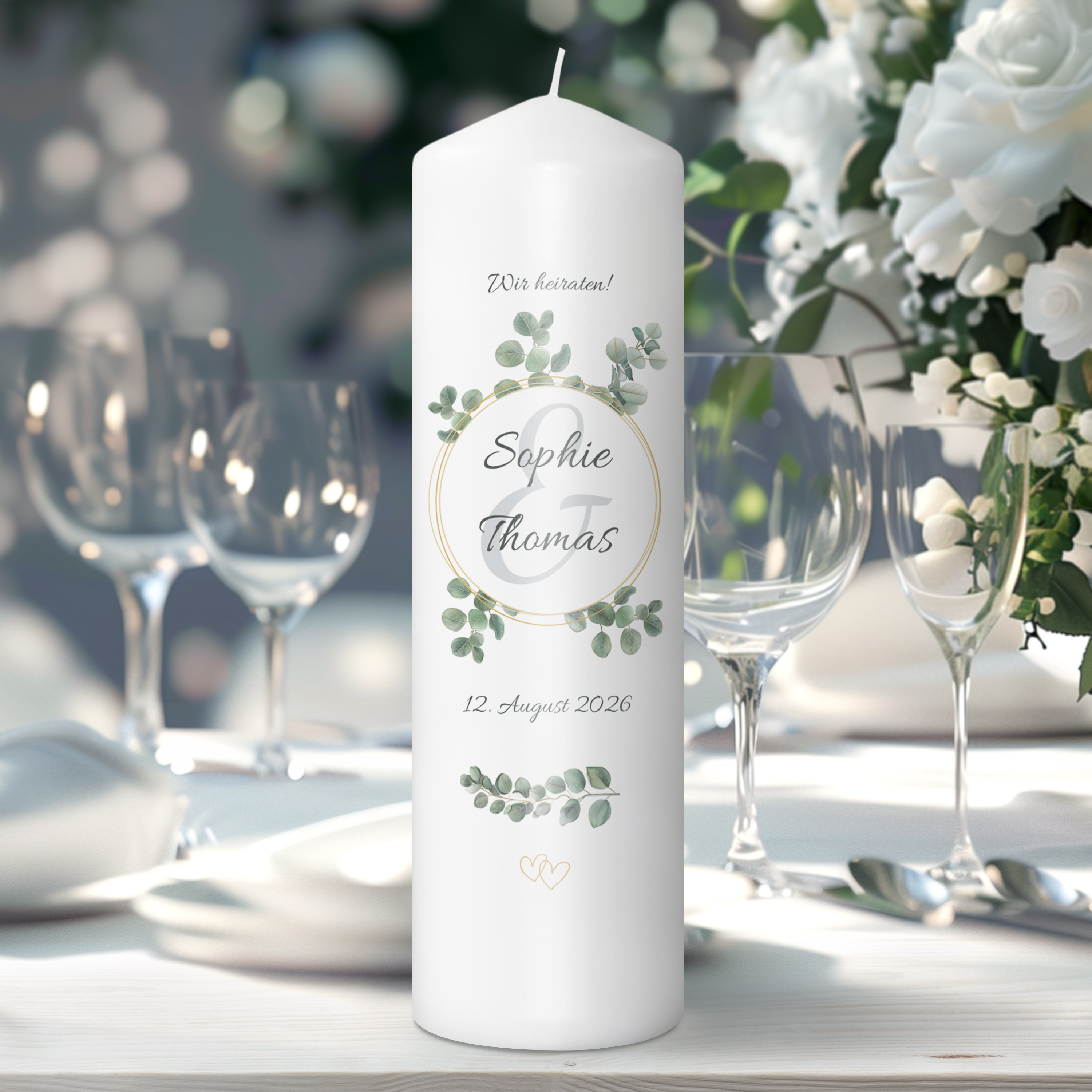 Hochzeitskerze 29 cm 7