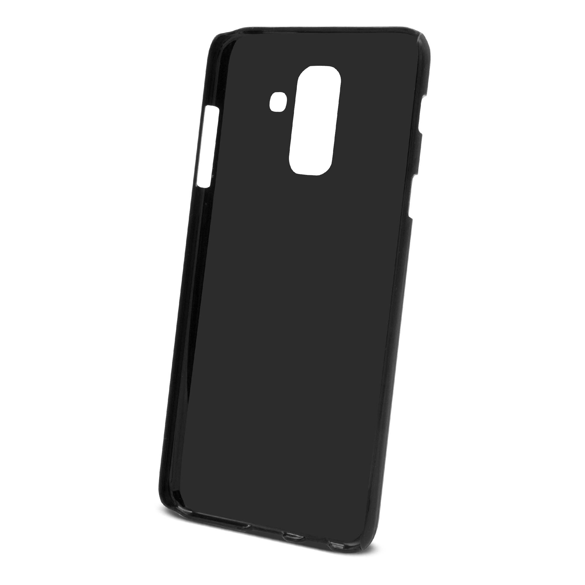 Galaxy A6+ (2018) Hardcase schwarz 2