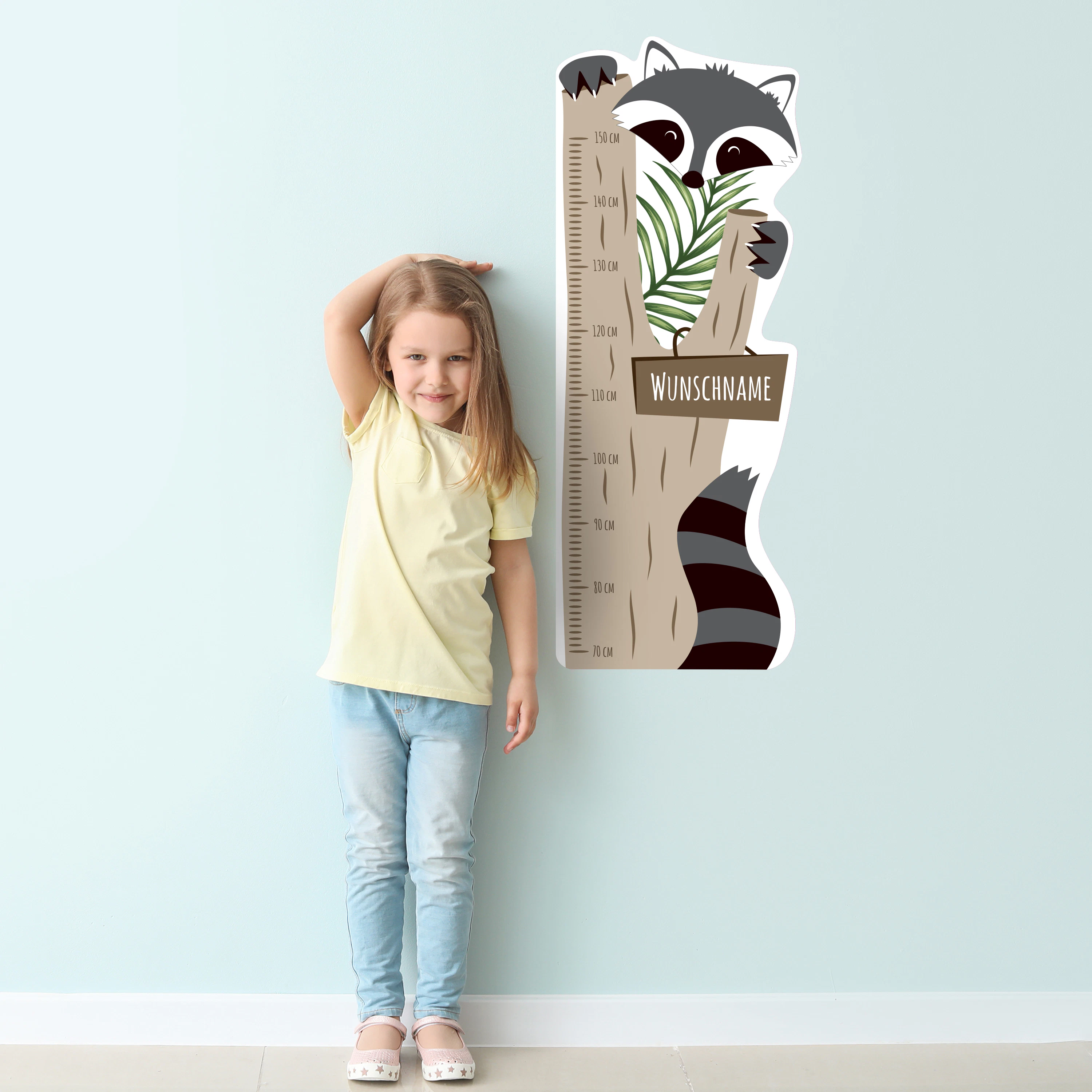 Kindermesslatte 40 cm Wandtattoo-Folie 4