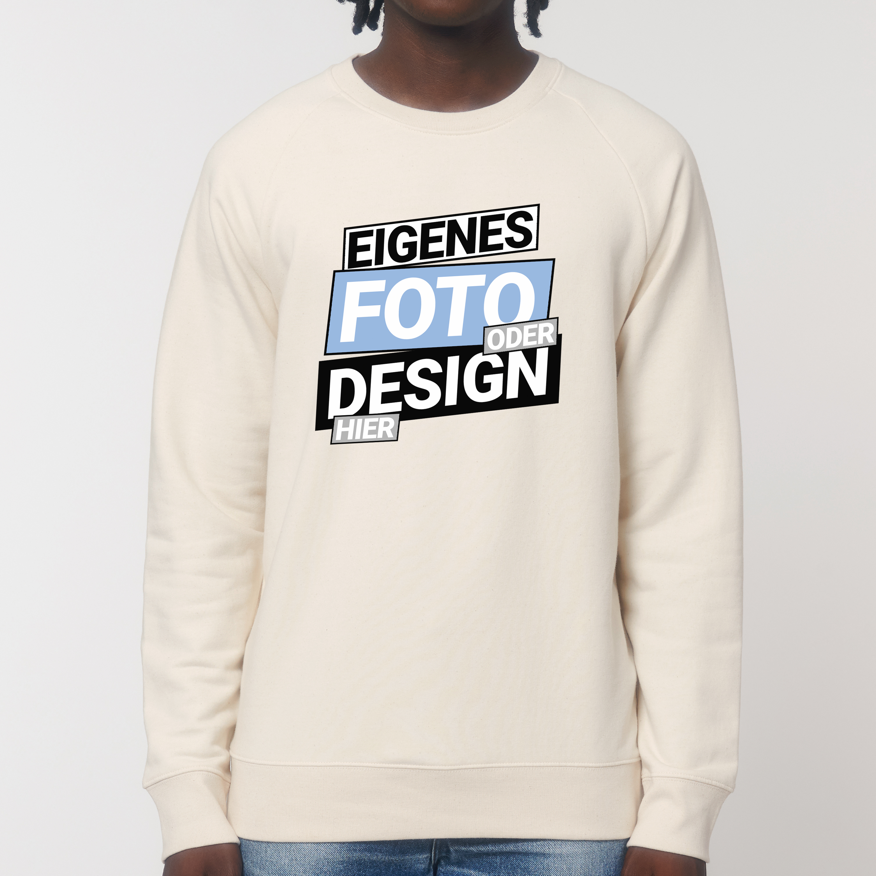 Bio Sweatshirt M Naturweiß 5