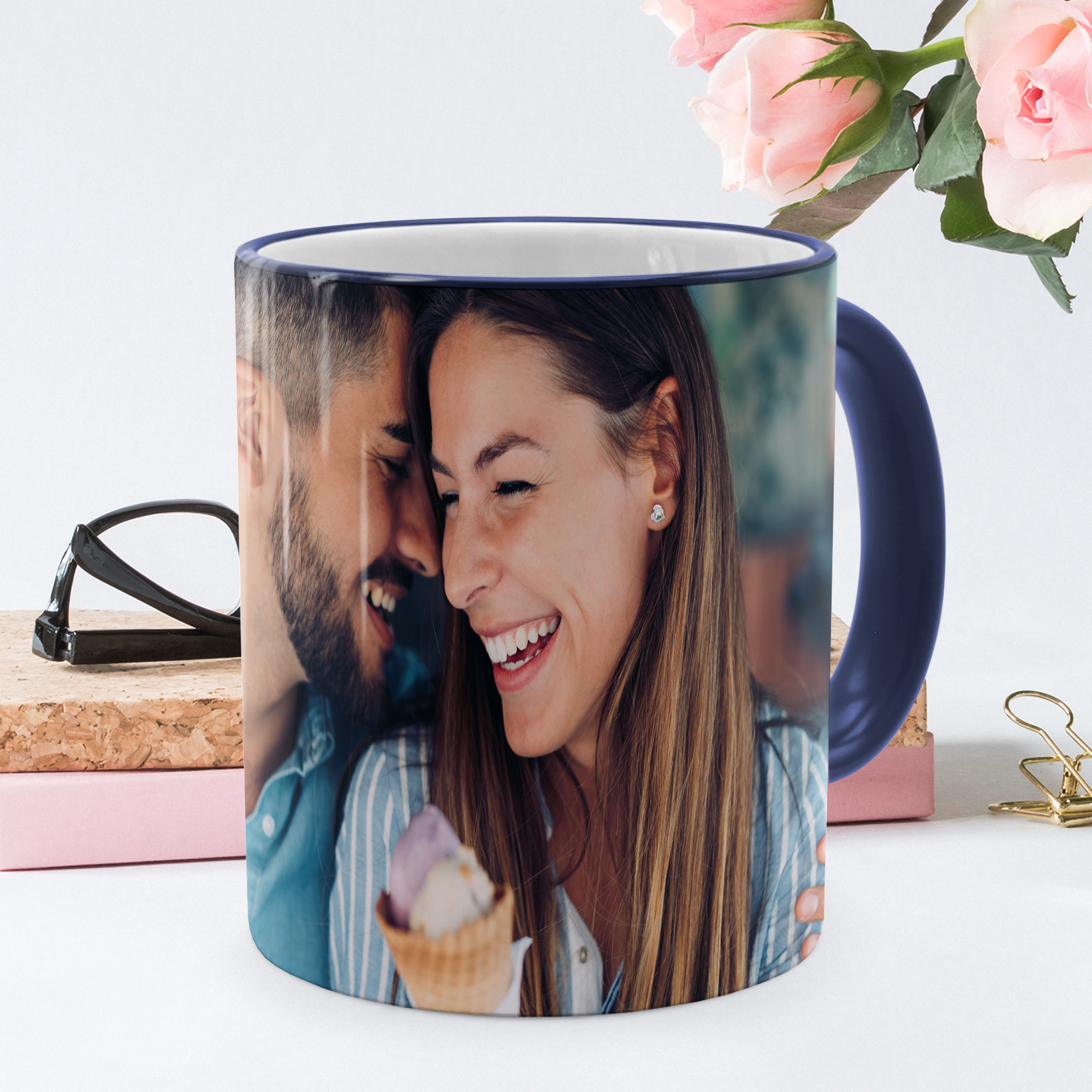 Kaffeebecher Full-Size Dunkelblau 5