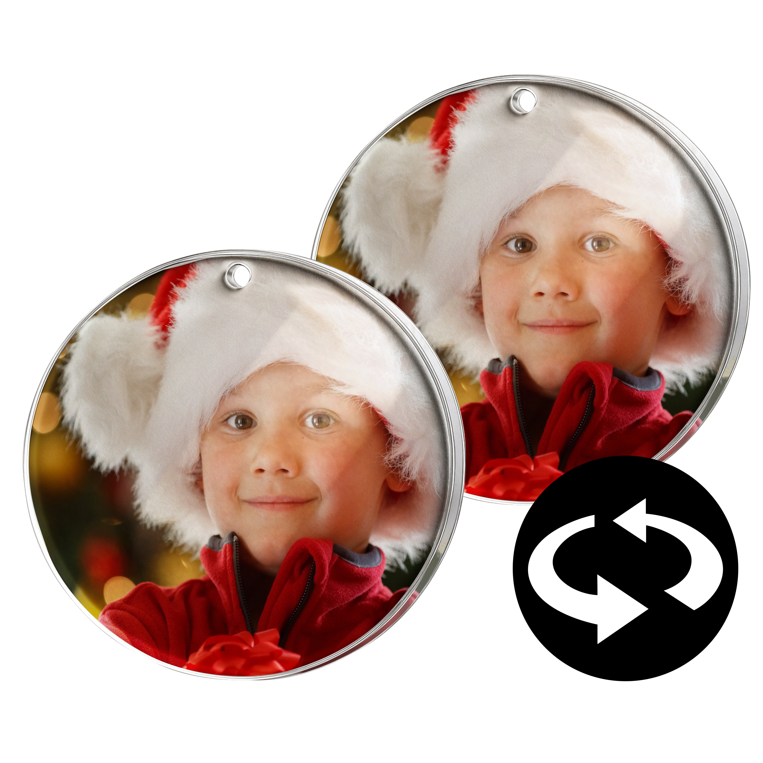 Weihnachtsbaumanhänger Kreis 3