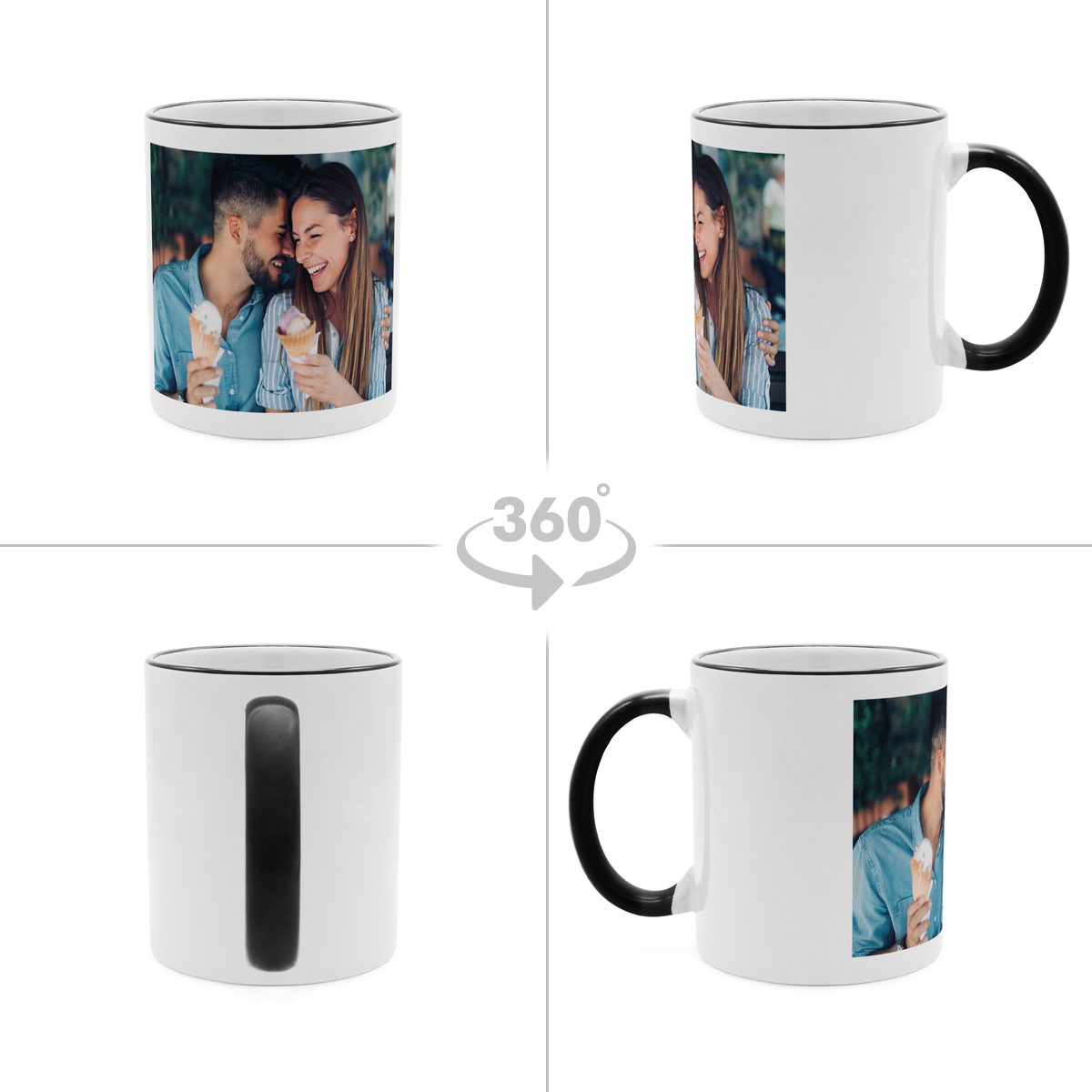 Kaffeebecher Schwarz Standard 2