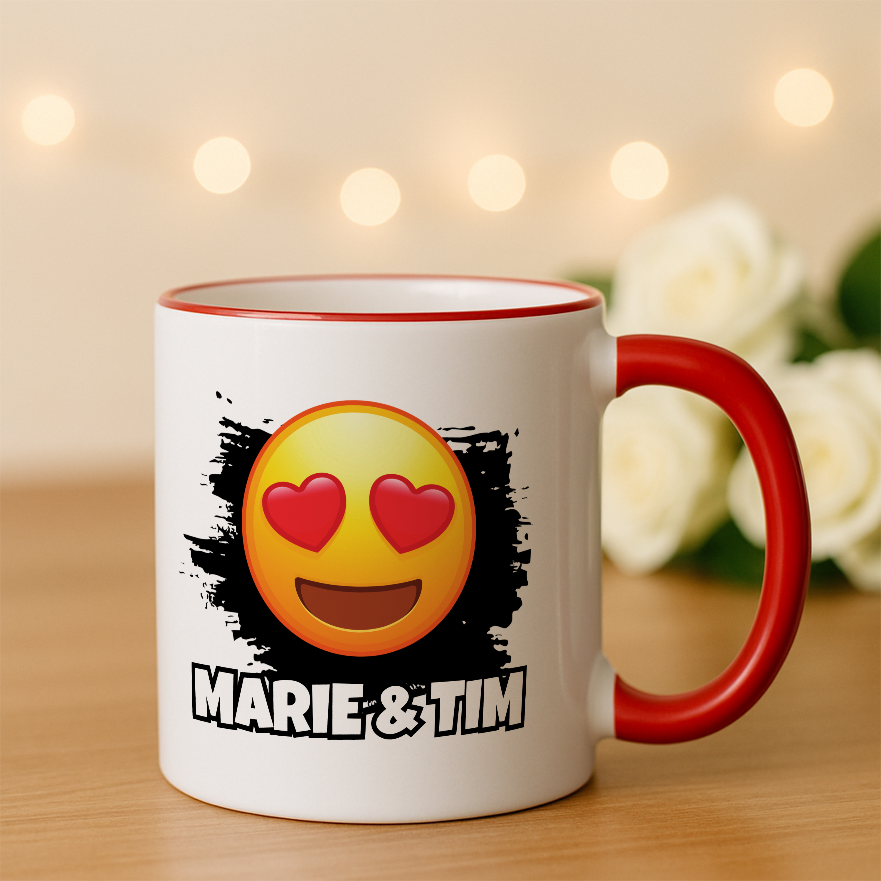 Smiley-Tasse Weiß 9