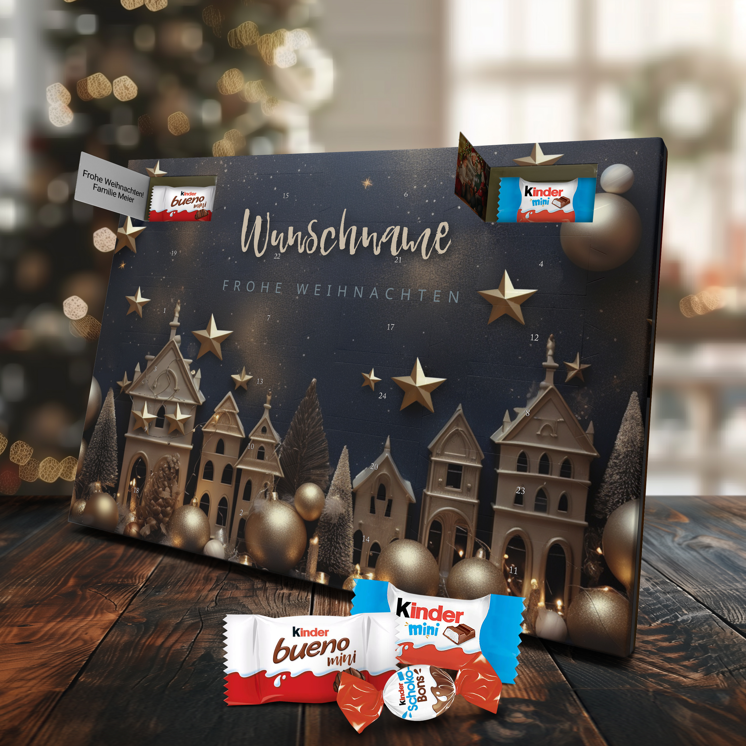 Namens-Adventskalender Kinder Schokolade 4