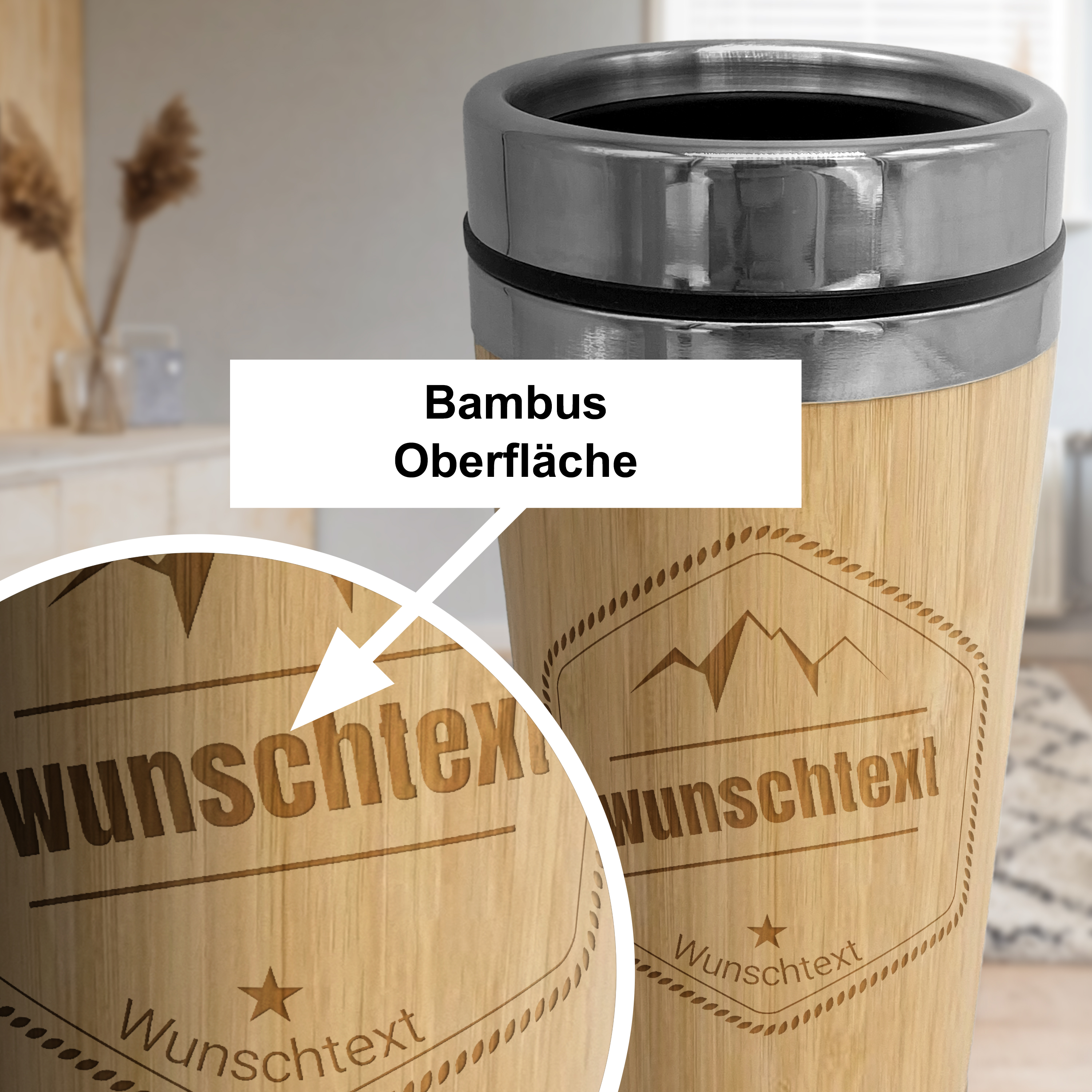 Thermobecher "Bambus to Go" - Standard 2