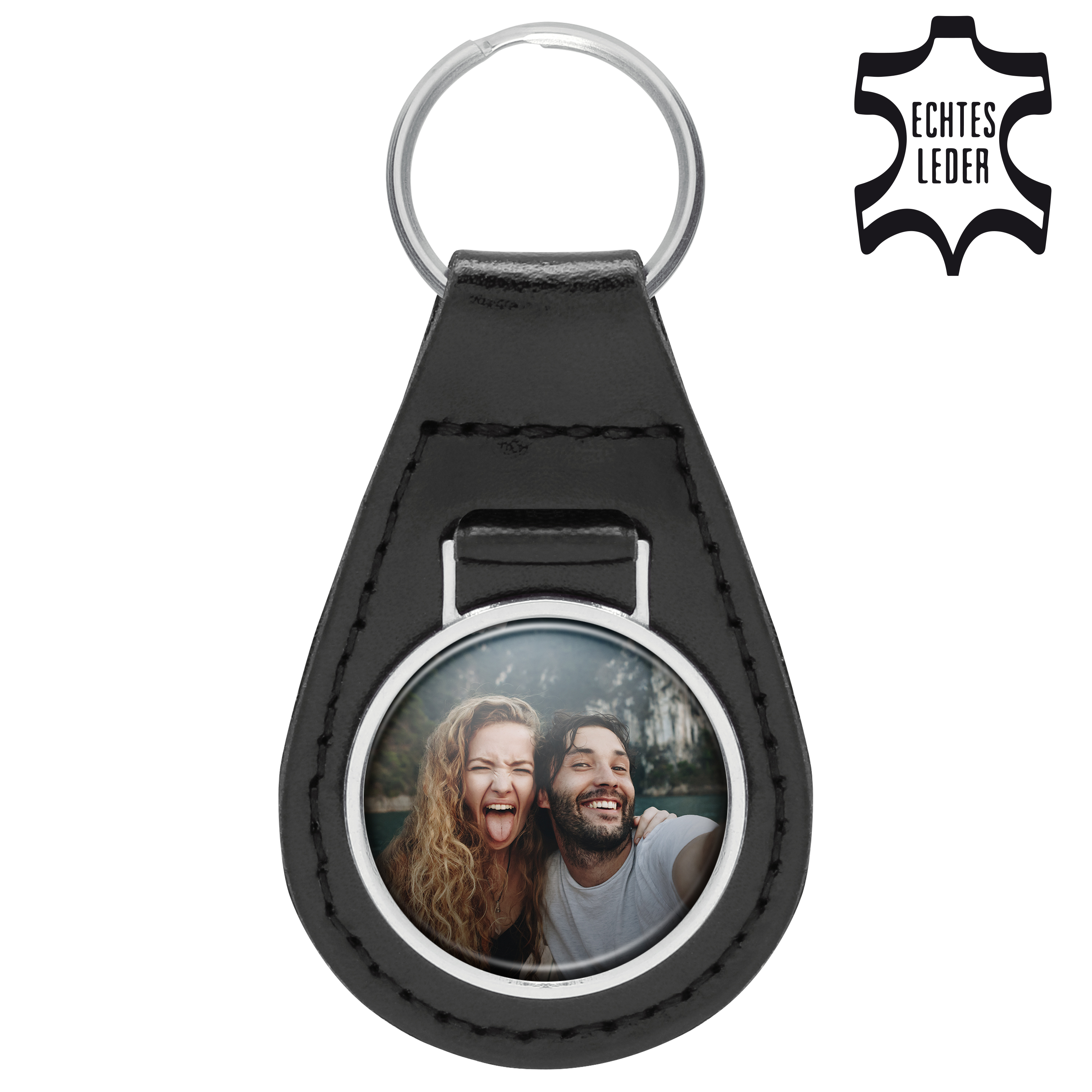 Schlüsselanhänger Leder - Standard 1