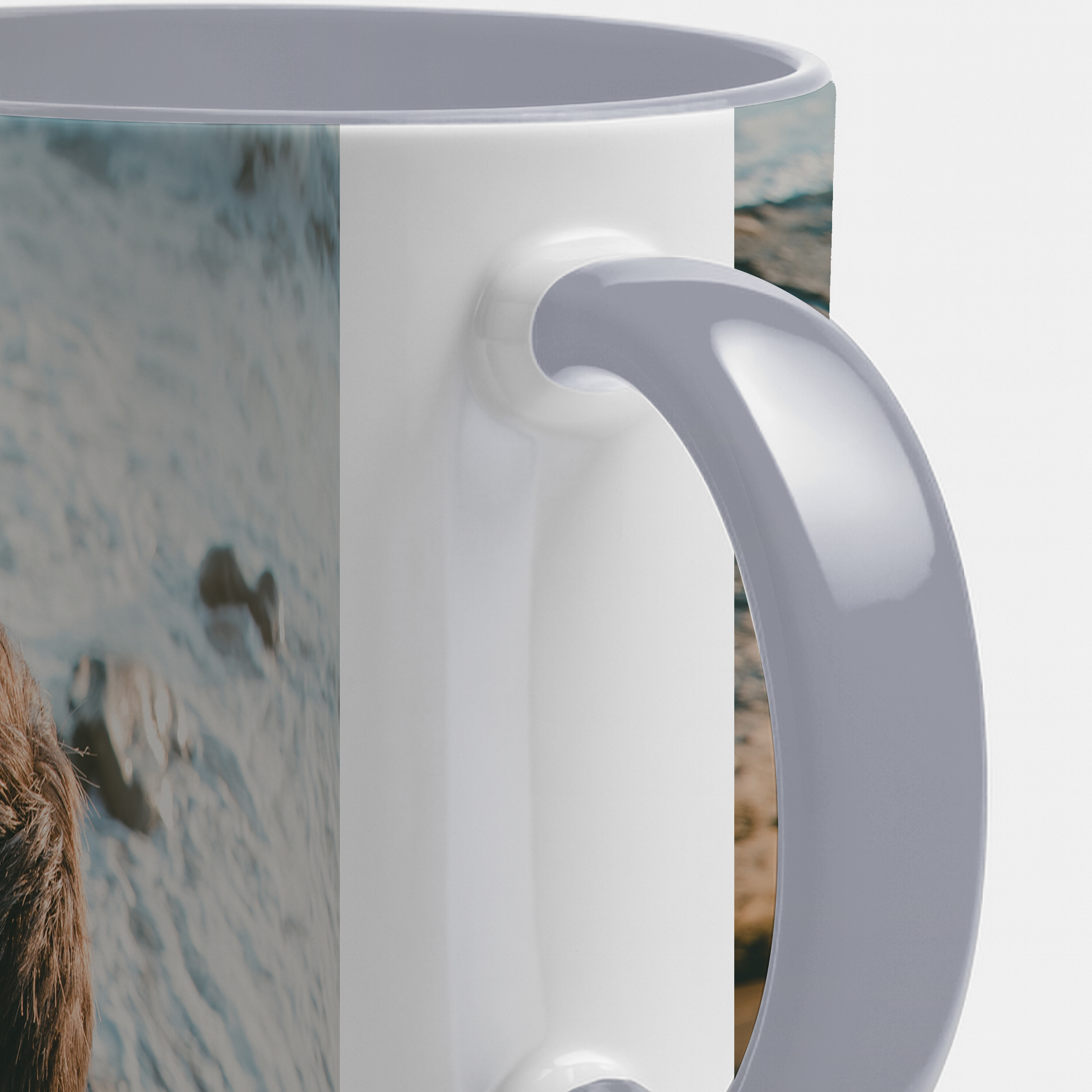 Zweifarbtasse Full-Size Grau 4