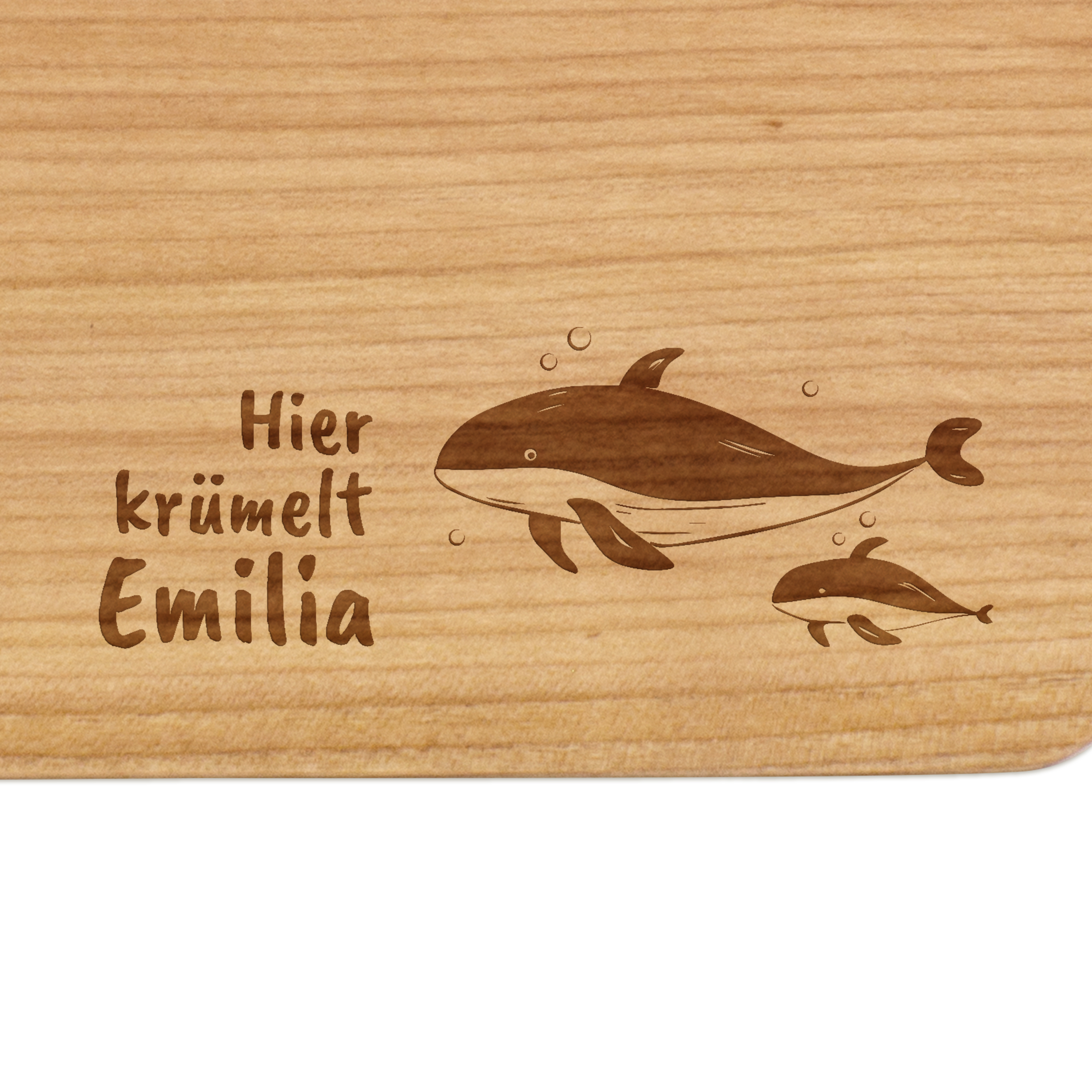 Holz-Frühstücksbrettchen Kirsche 3