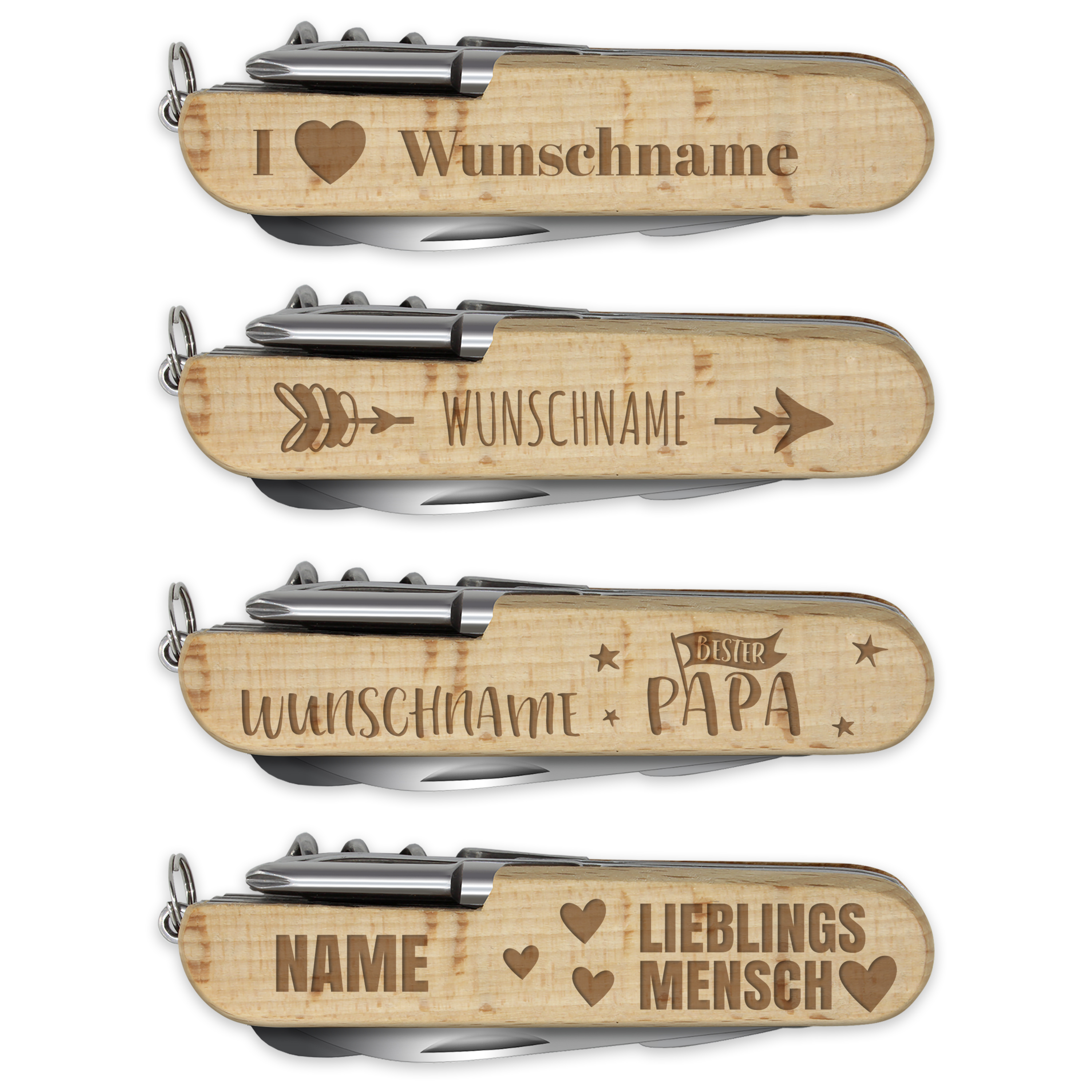 Holz-Taschenmesser - Standard 4