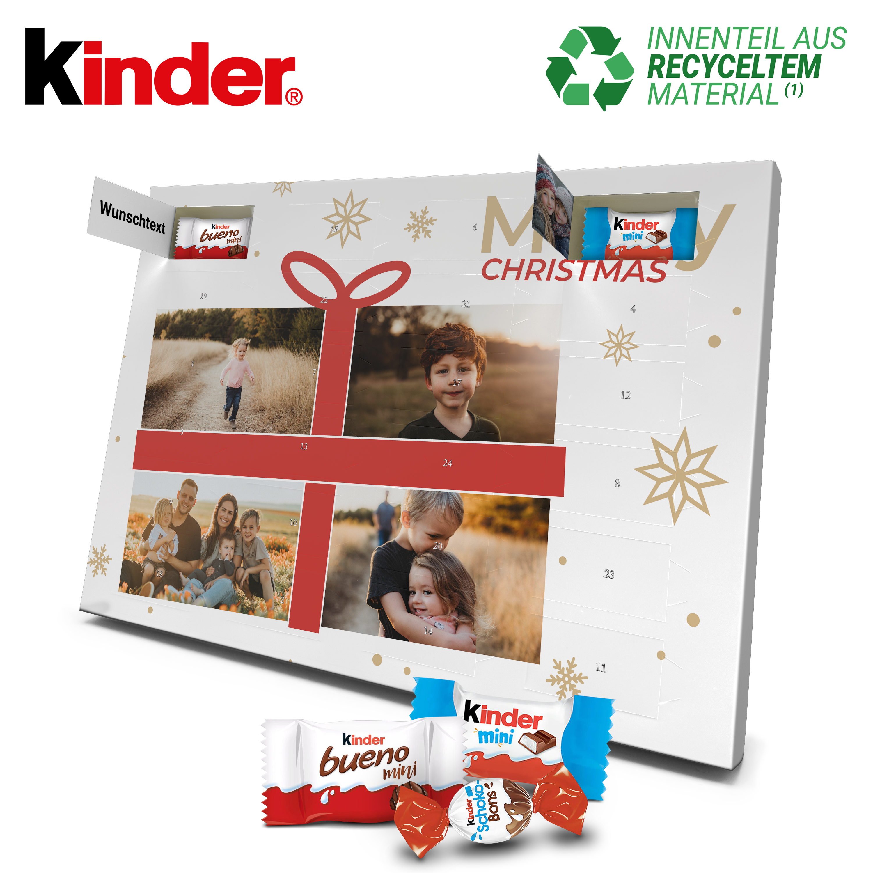 kinder® Schokolade Adventskalender - Standard 1