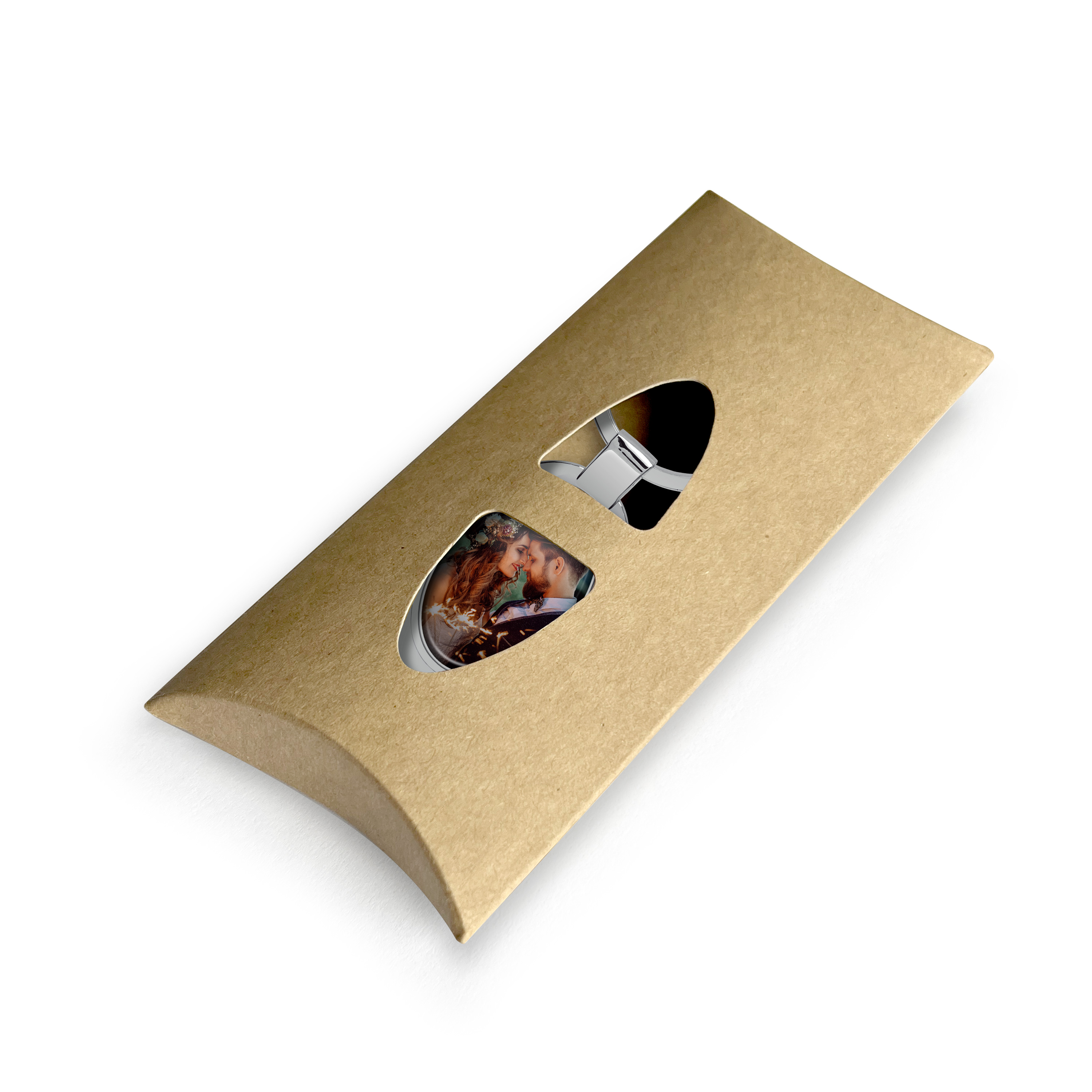 Schlüsselanhänger Chrom Oval 5