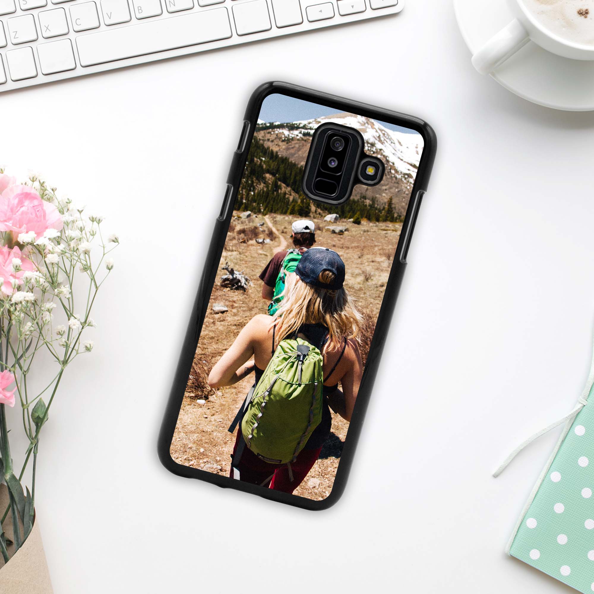 Galaxy A6 (2018) schwarz Hardcase 3