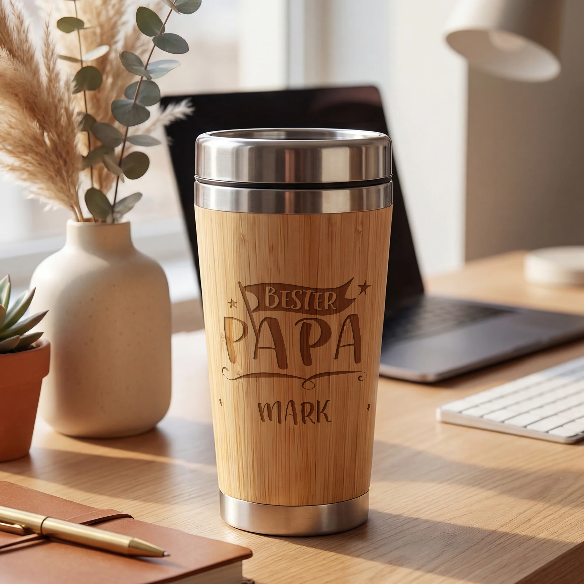 Thermobecher "Bambus to Go" - Standard 6