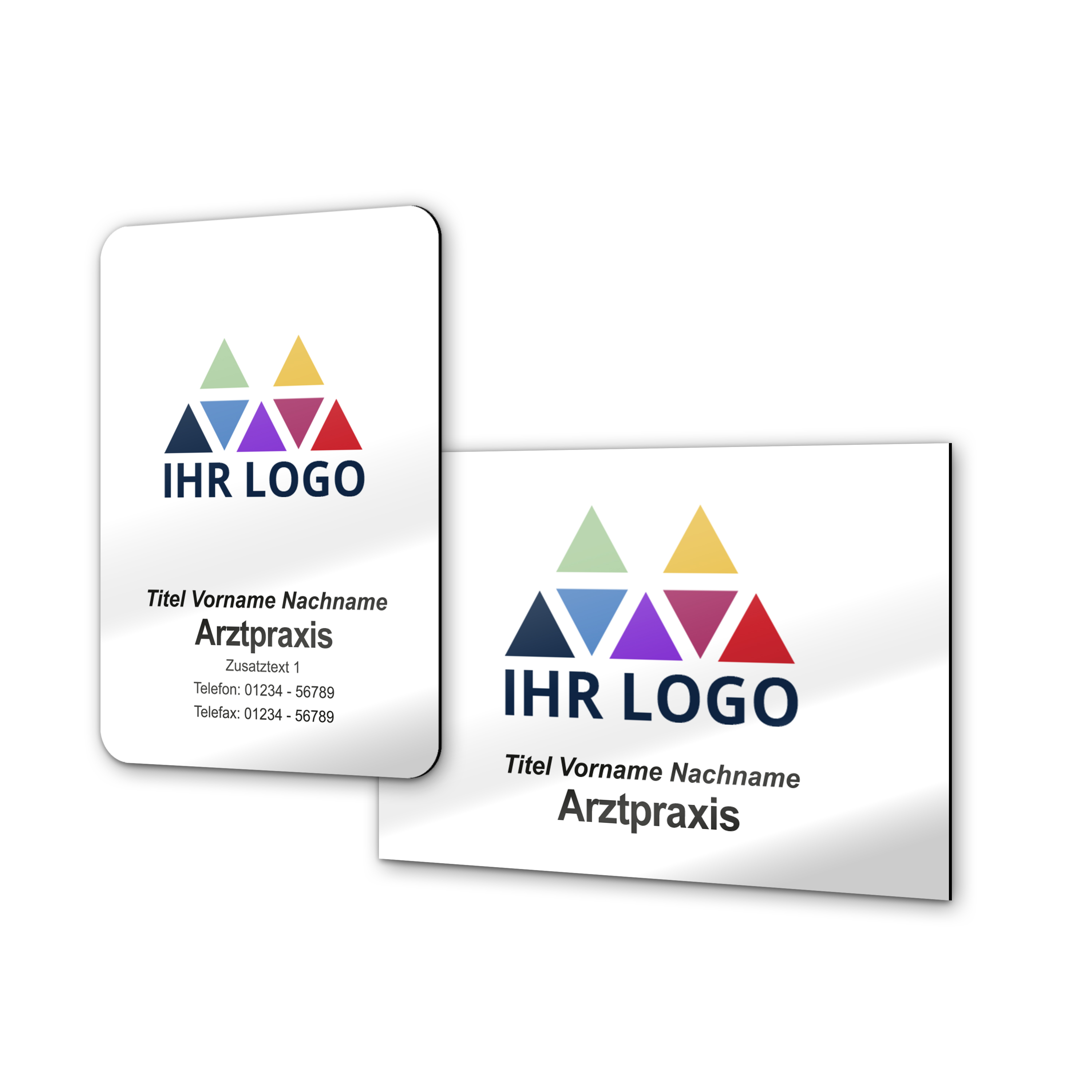 Praxisschilder A5 - 21 cm x 14,8 cm PVC Hartschaum 5 mm 1
