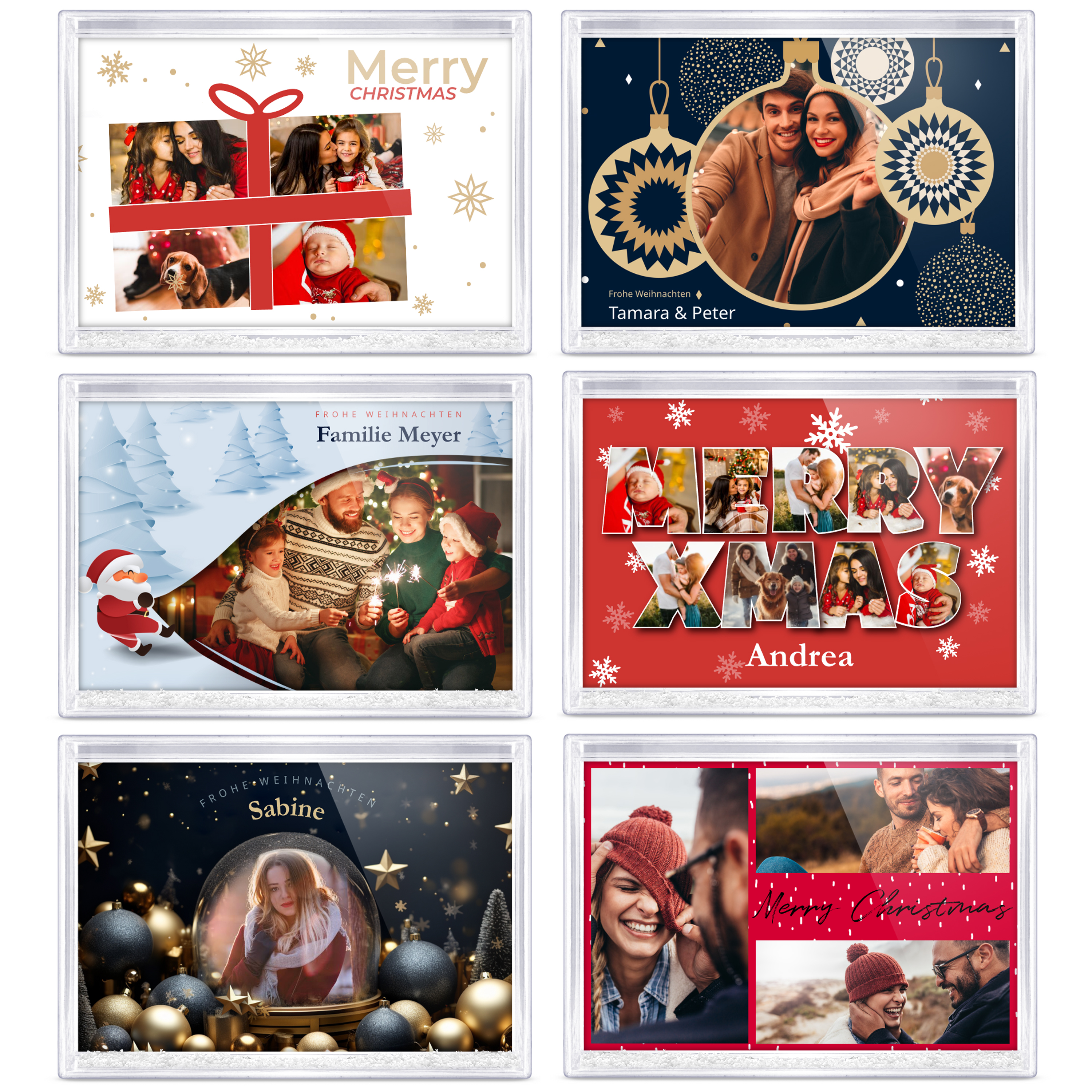 Schüttelrahmen Schnee 3